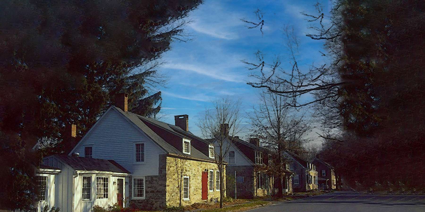 A photo of the houses in West Hurley, New York A photo of the houses in West Hurley, New York