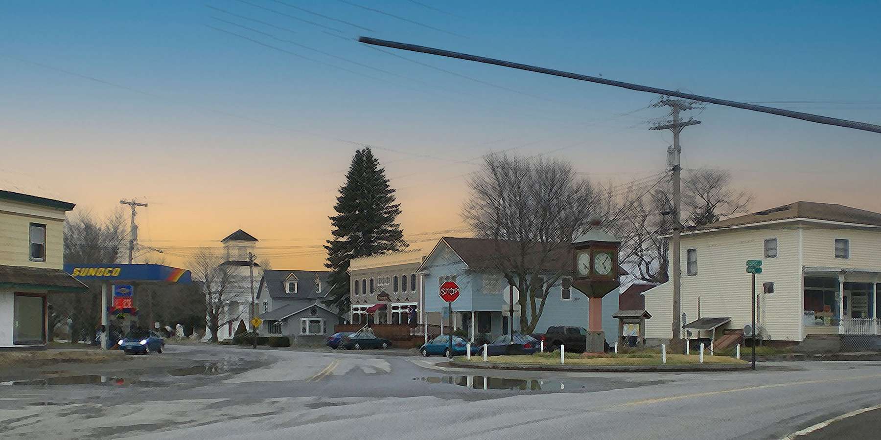 A photo of downtown Copake Falls, New York A photo of downtown Copake Falls, New York
