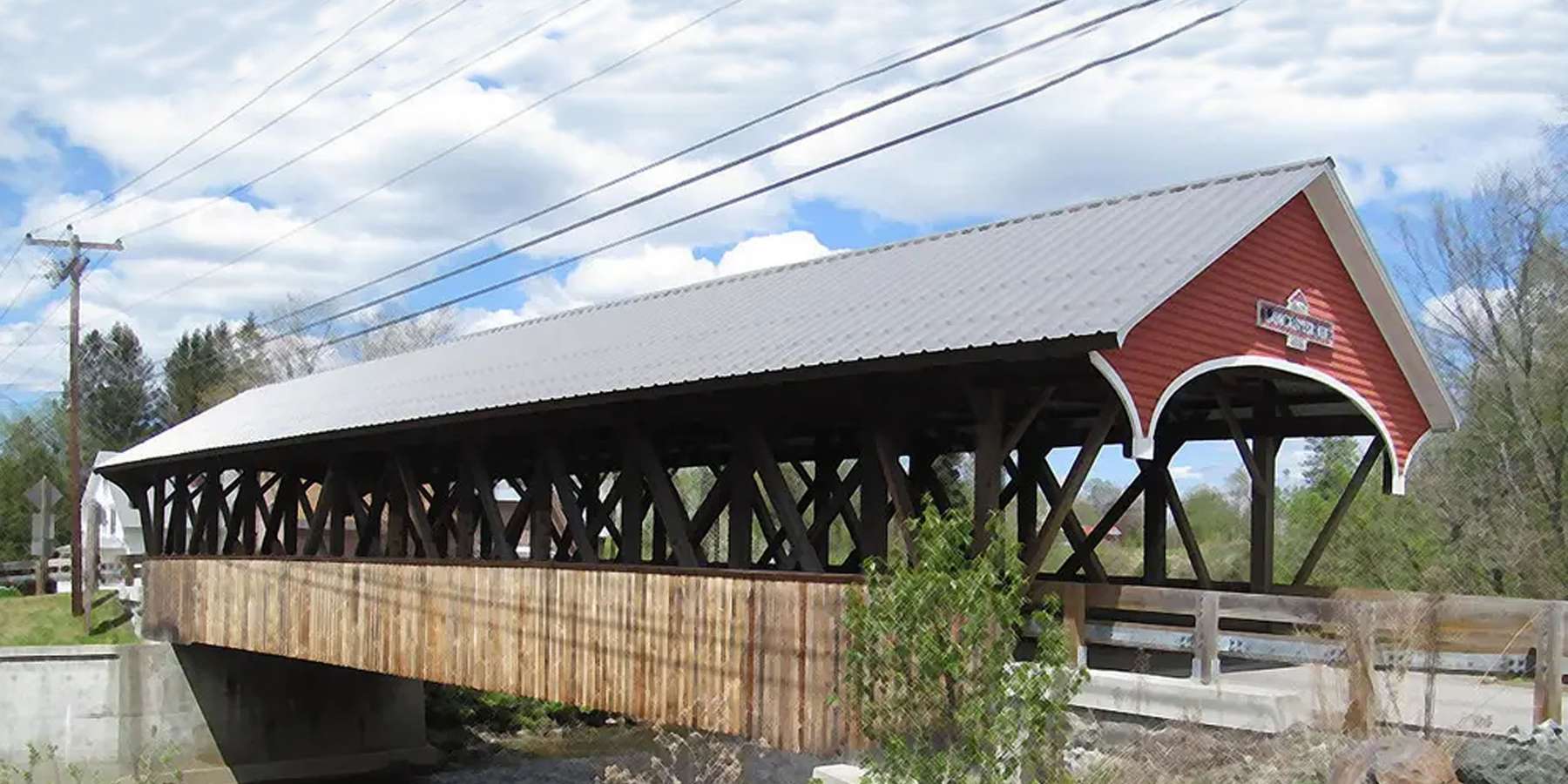 Photo of Mechanic Street Covered Bridge in Lancaster, New Hampshire Photo of Mechanic Street Covered Bridge in Lancaster, New Hampshire