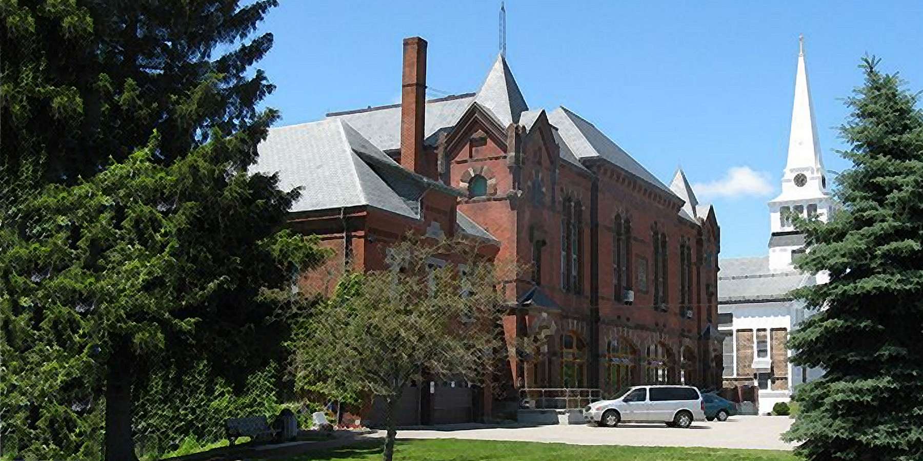 Photo of Town Hall in Holbrook, Massachusetts Photo of Town Hall in Holbrook, Massachusetts