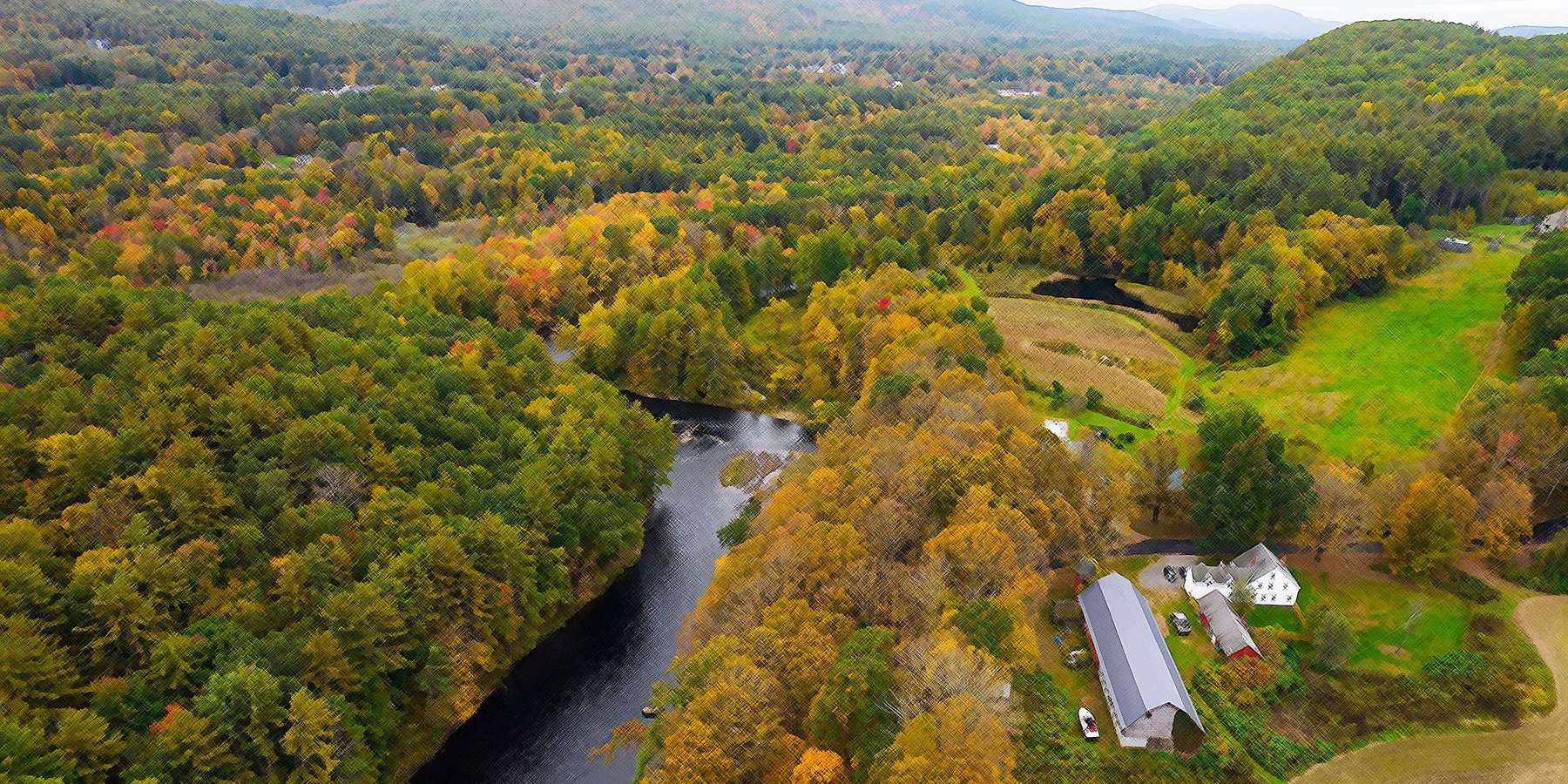 Photo of the Millers River in Millers Falls, Massachusetts Photo of the Millers River in Millers Falls, Massachusetts