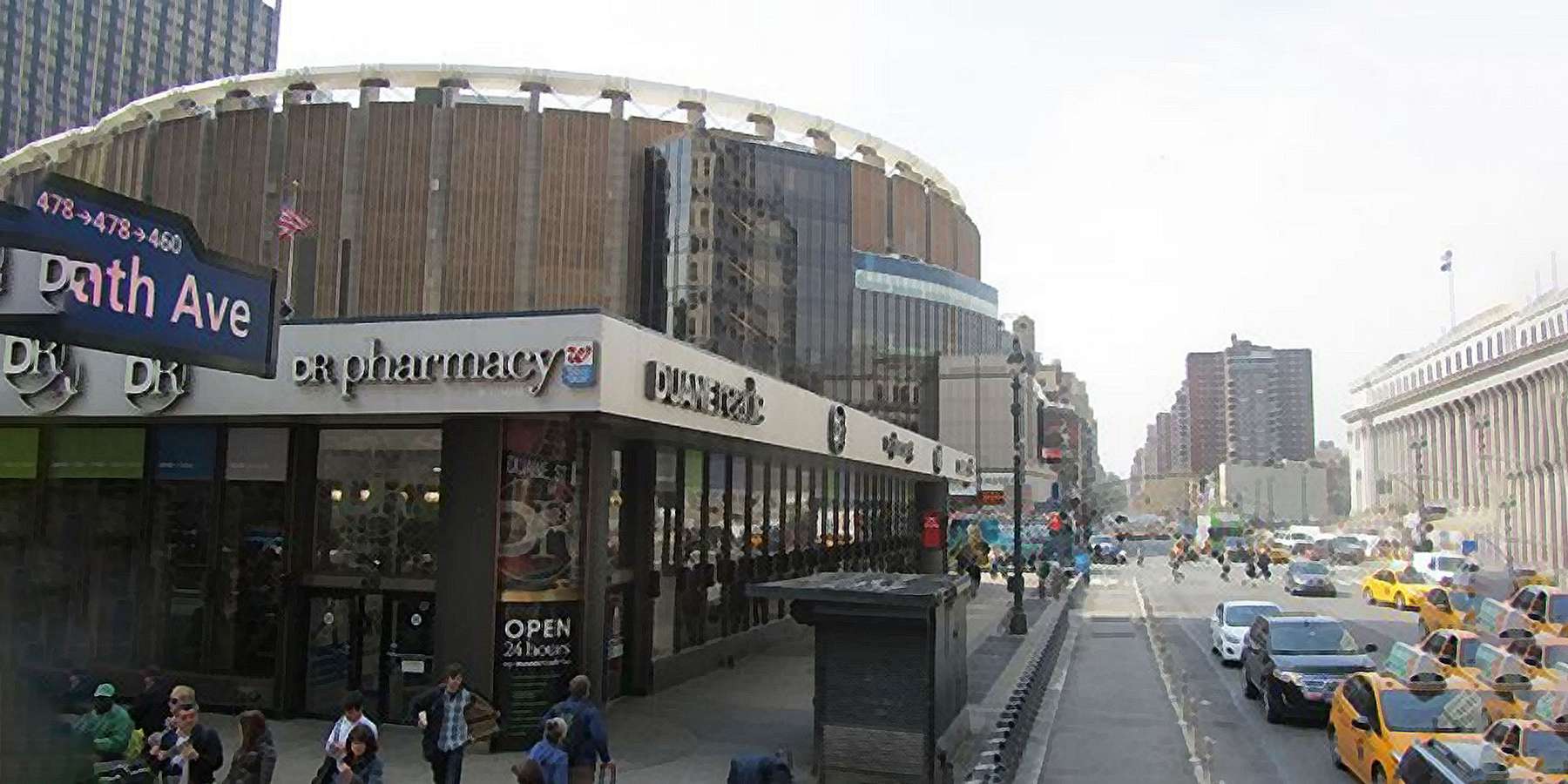 A photo of Madison Square Garden, New York A photo of Madison Square Garden, New York