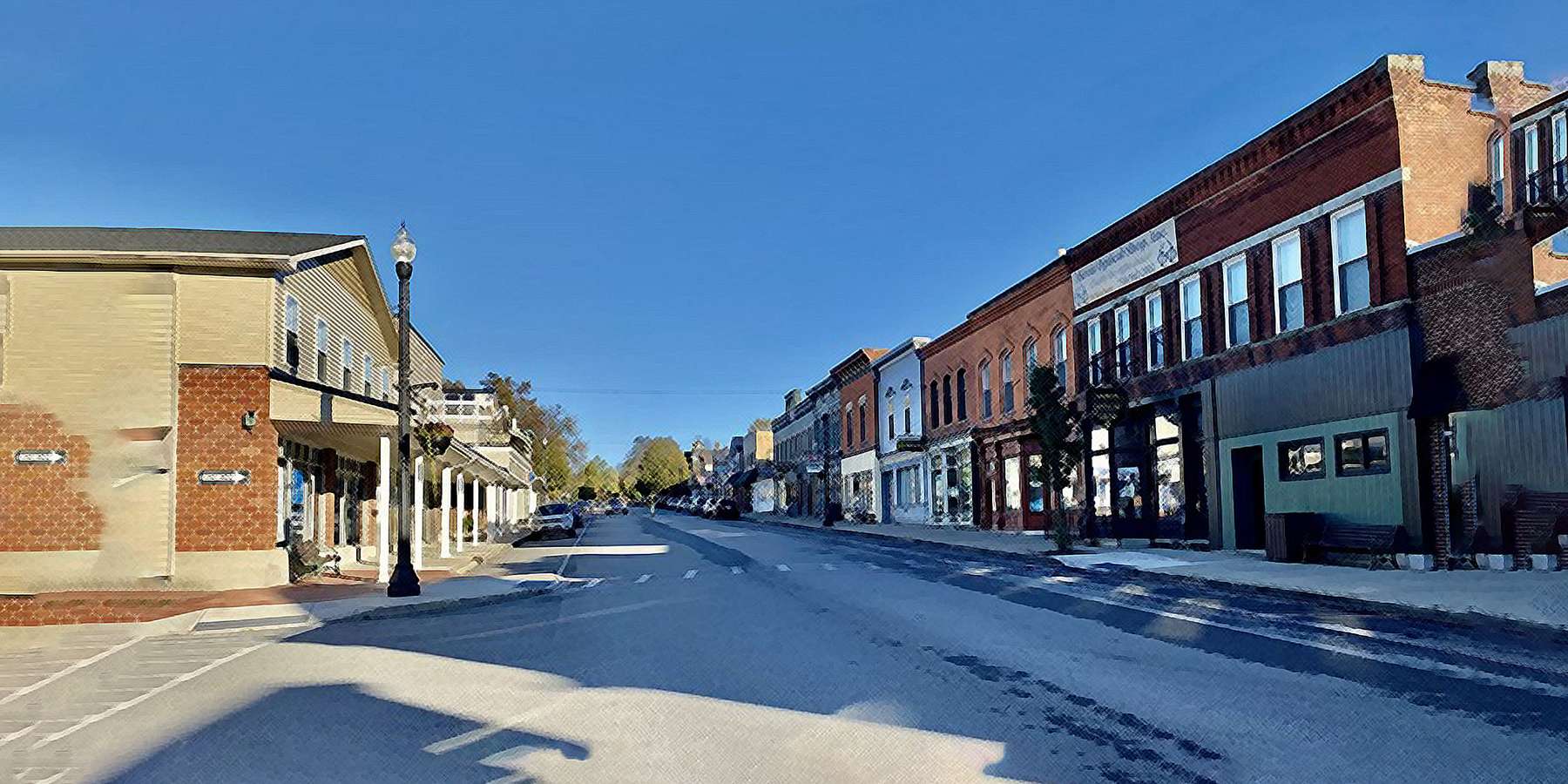 Photo of Main Street in Akron, New York Photo of Main Street in Akron, New York
