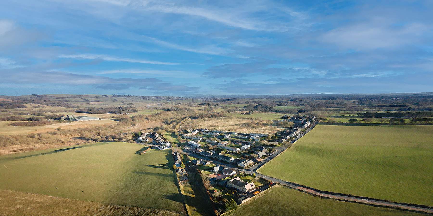 Aerial photo of Village in Westfield, New Jersey Aerial photo of Village in Westfield, New Jersey