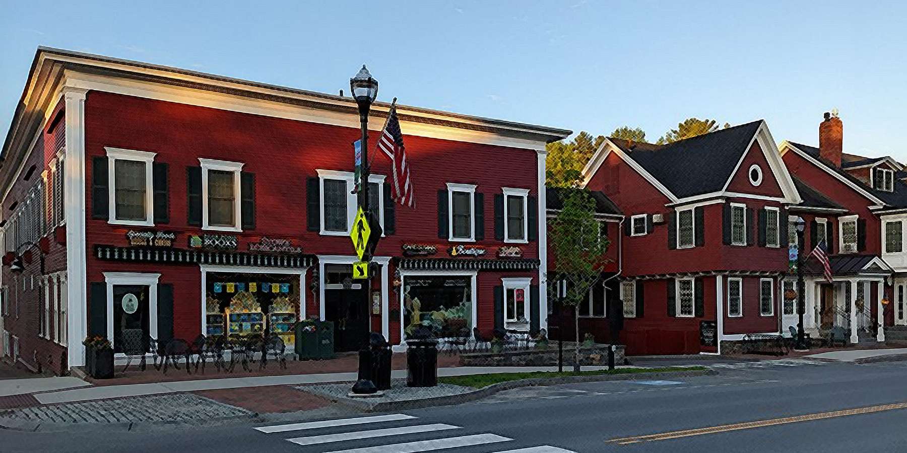 Photo of the Depot Building in Stowe, Vermont Photo of the Depot Building in Stowe, Vermont