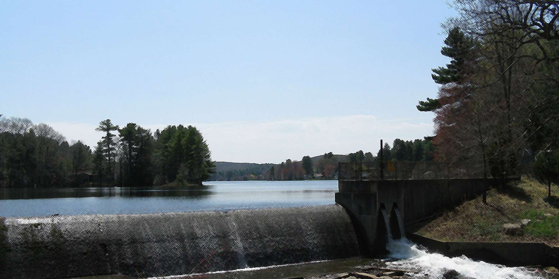 Photo of Hamilton Reservoir in Holland, Massachusetts Photo of Hamilton Reservoir in Holland, Massachusetts