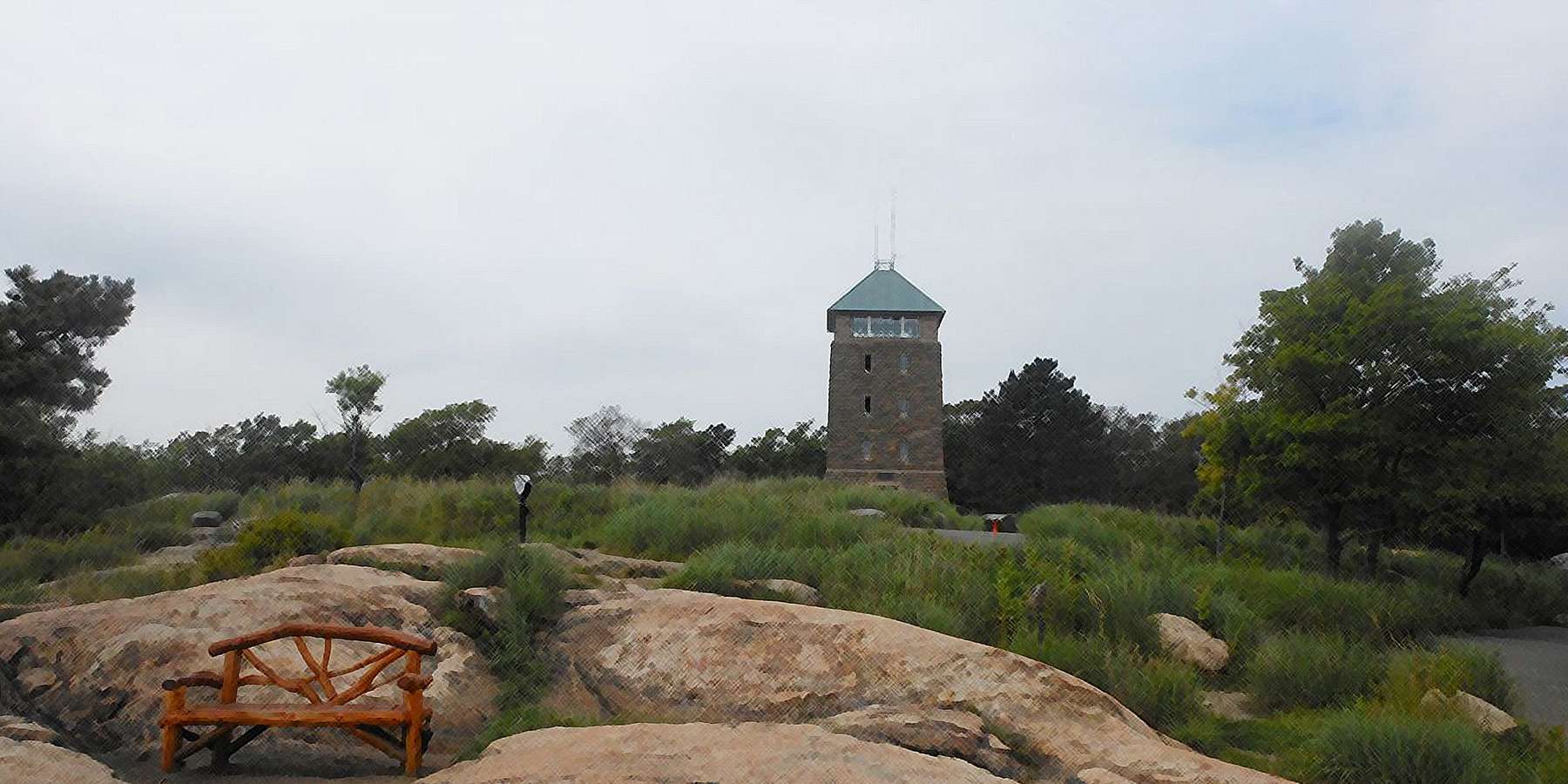 A photo of Bear Mountain Peak Tower, New York A photo of Bear Mountain Peak Tower, New York