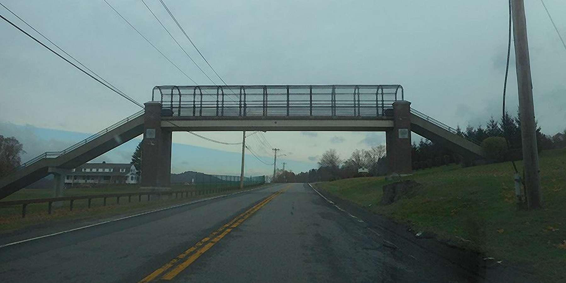 Photo of the Trinity-Pawling School Footbridge in Pawling, New York Photo of the Trinity-Pawling School Footbridge in Pawling, New York