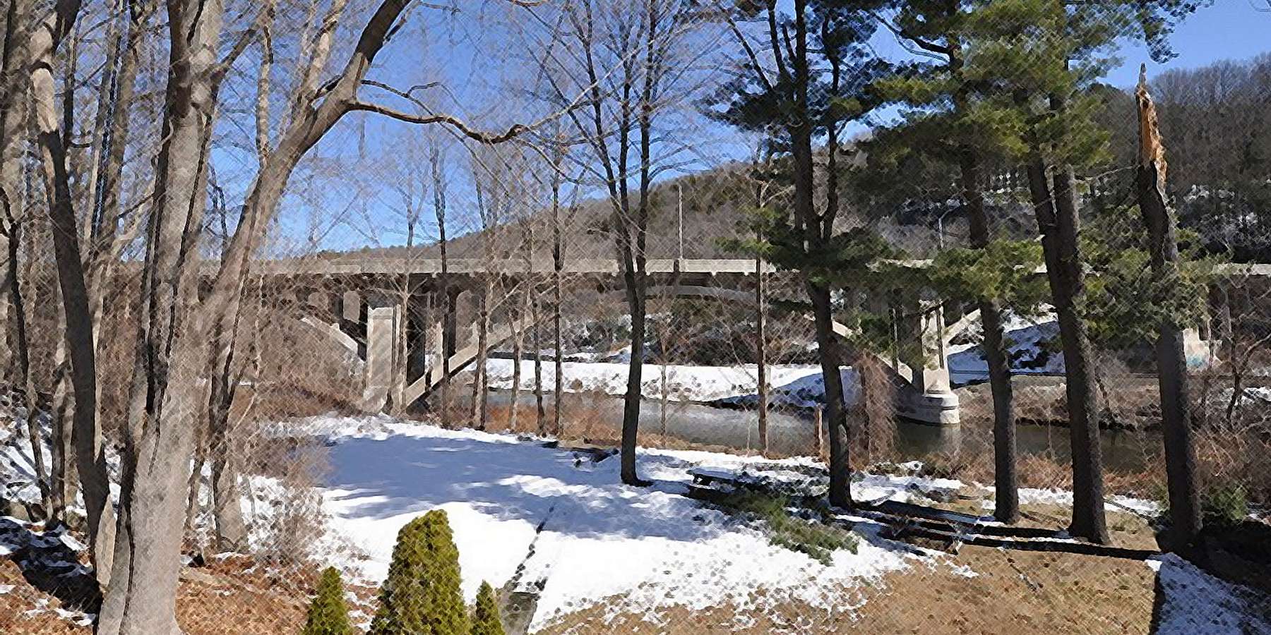 Photo of Reynolds Bridge in Thomaston, Connecticut Photo of Reynolds Bridge in Thomaston, Connecticut