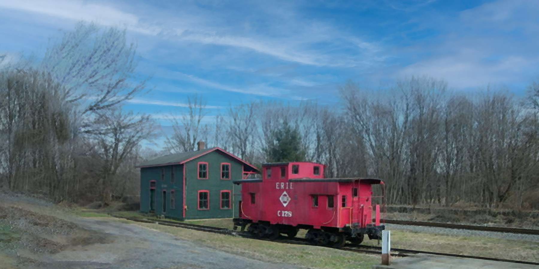 Photo of a railroad station in Port Murray, New Jersey Photo of a railroad station in Port Murray, New Jersey