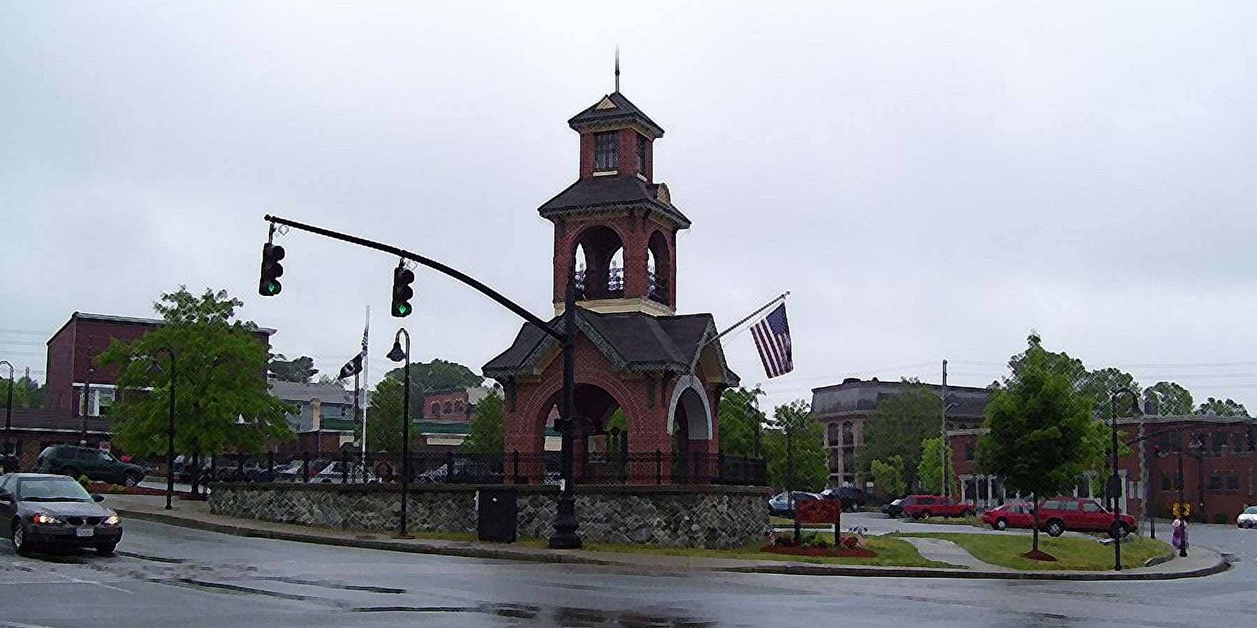 Photo of Market Square in Woonsocket, Rhode Island Photo of Market Square in Woonsocket, Rhode Island
