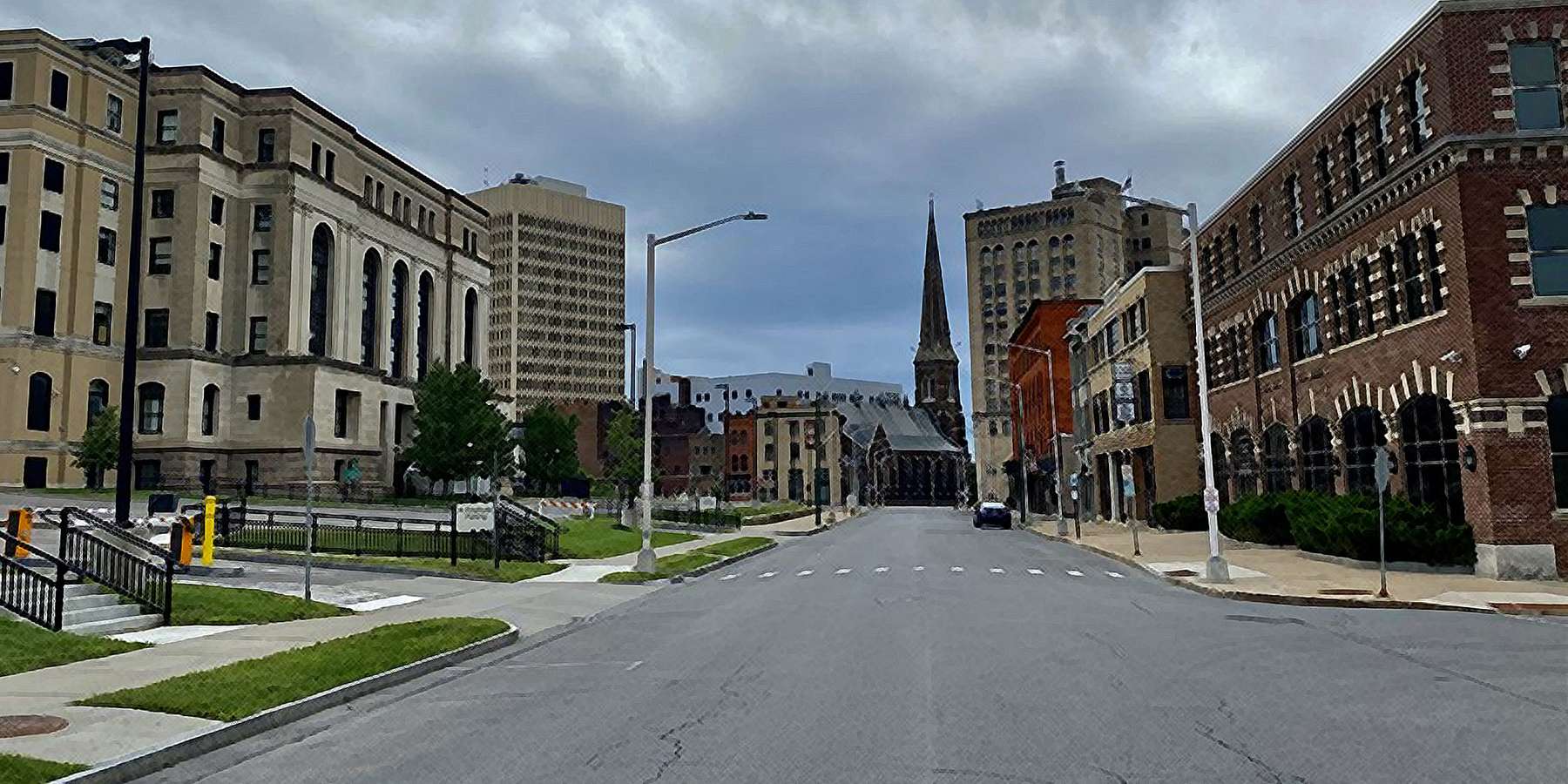 Photo of Elizabeth Street, Downtown, Utica, New York Photo of Elizabeth Street, Downtown, Utica, New York