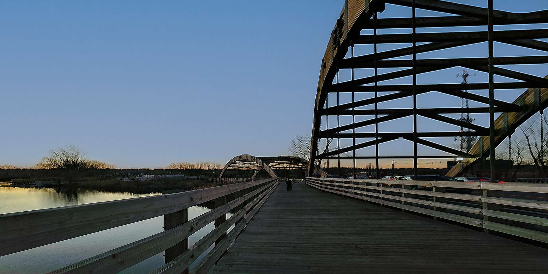 Photo of a Wooden Bridge in Lodi, New Jersey Photo of a Wooden Bridge in Lodi, New Jersey
