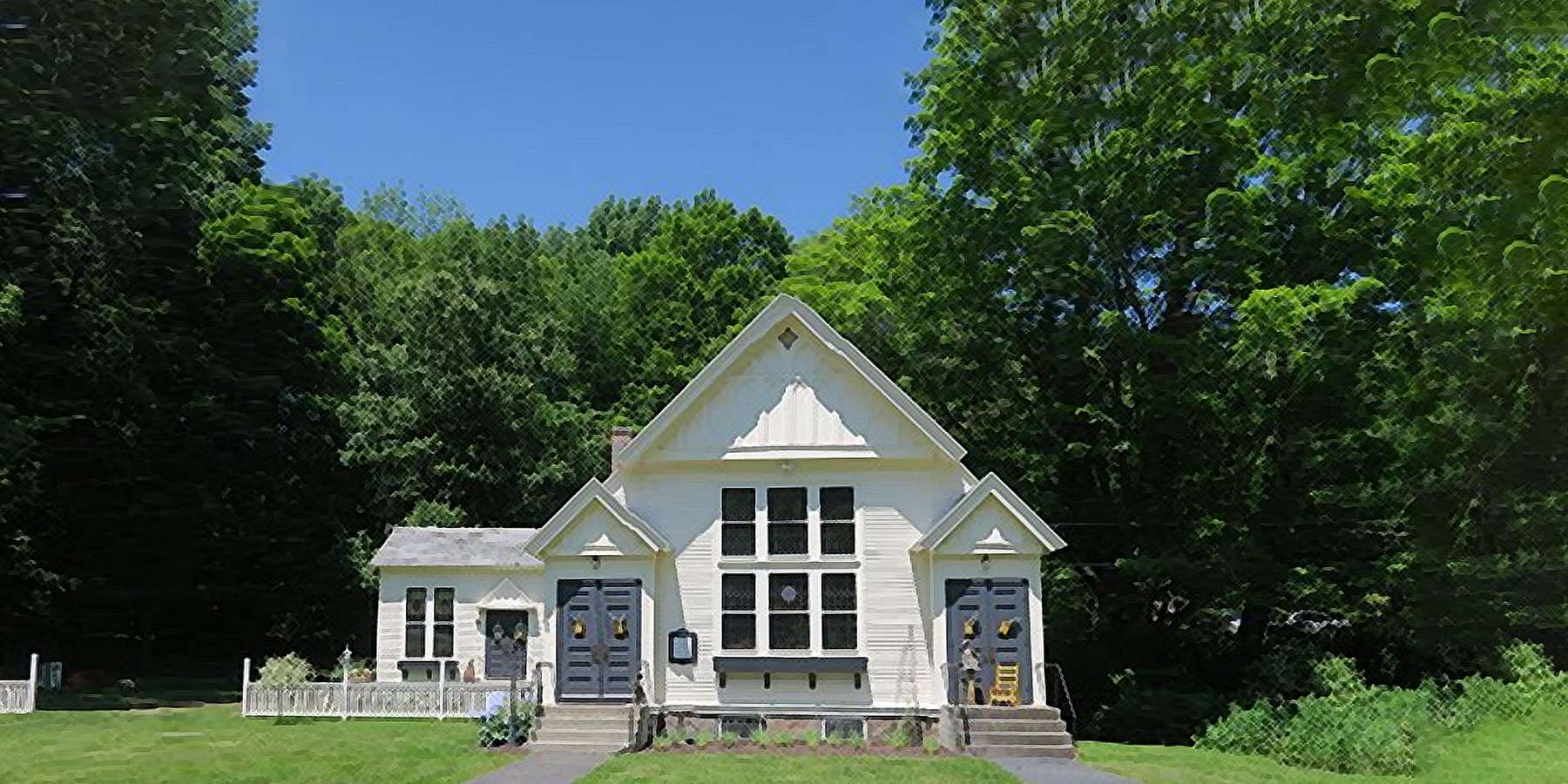 Photo of the Meeting House in Wales, Massachusetts Photo of the Meeting House in Wales, Massachusetts