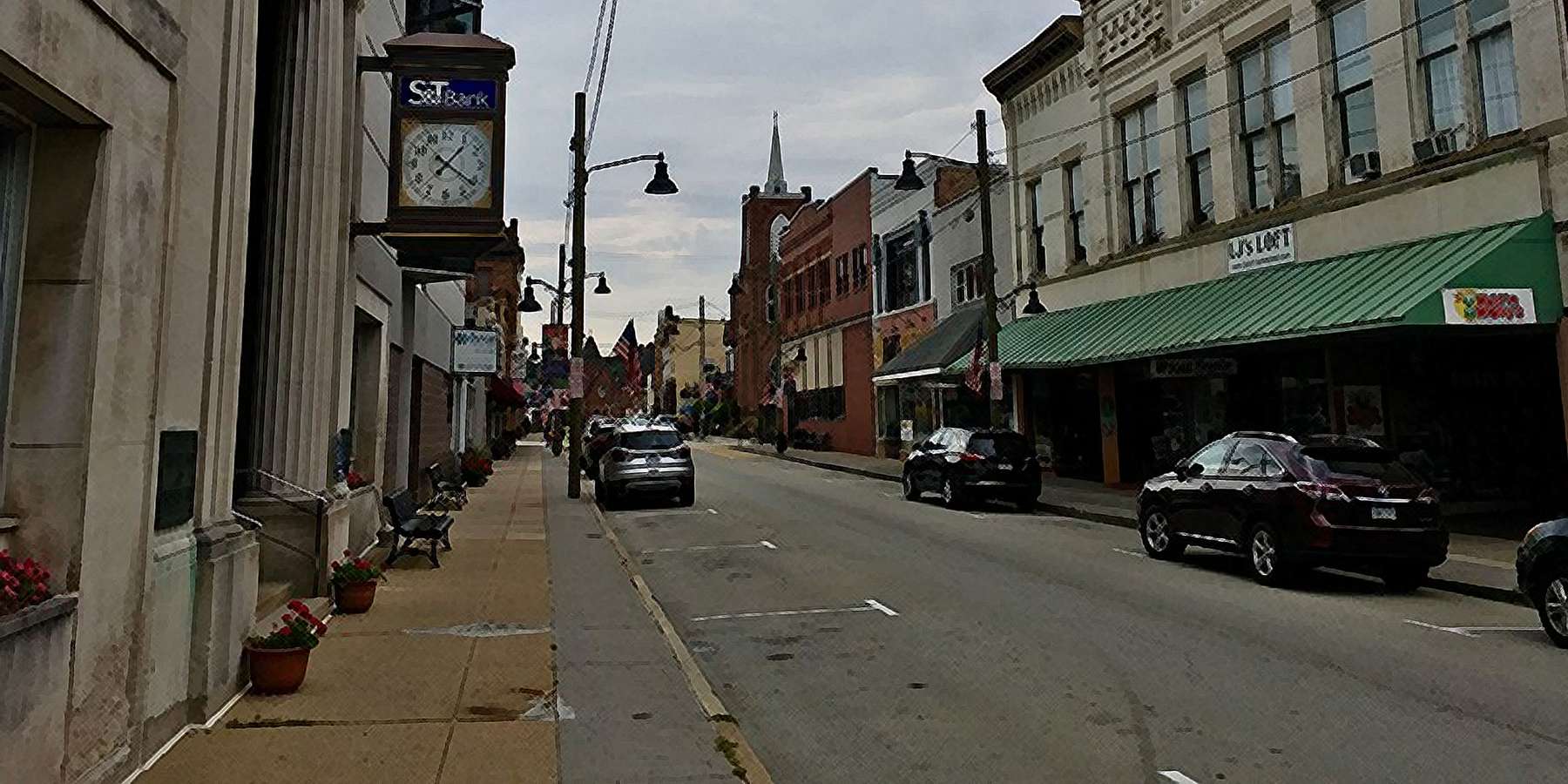 Photo of Main Street in Irwin, Pennsylvania Photo of Main Street in Irwin, Pennsylvania