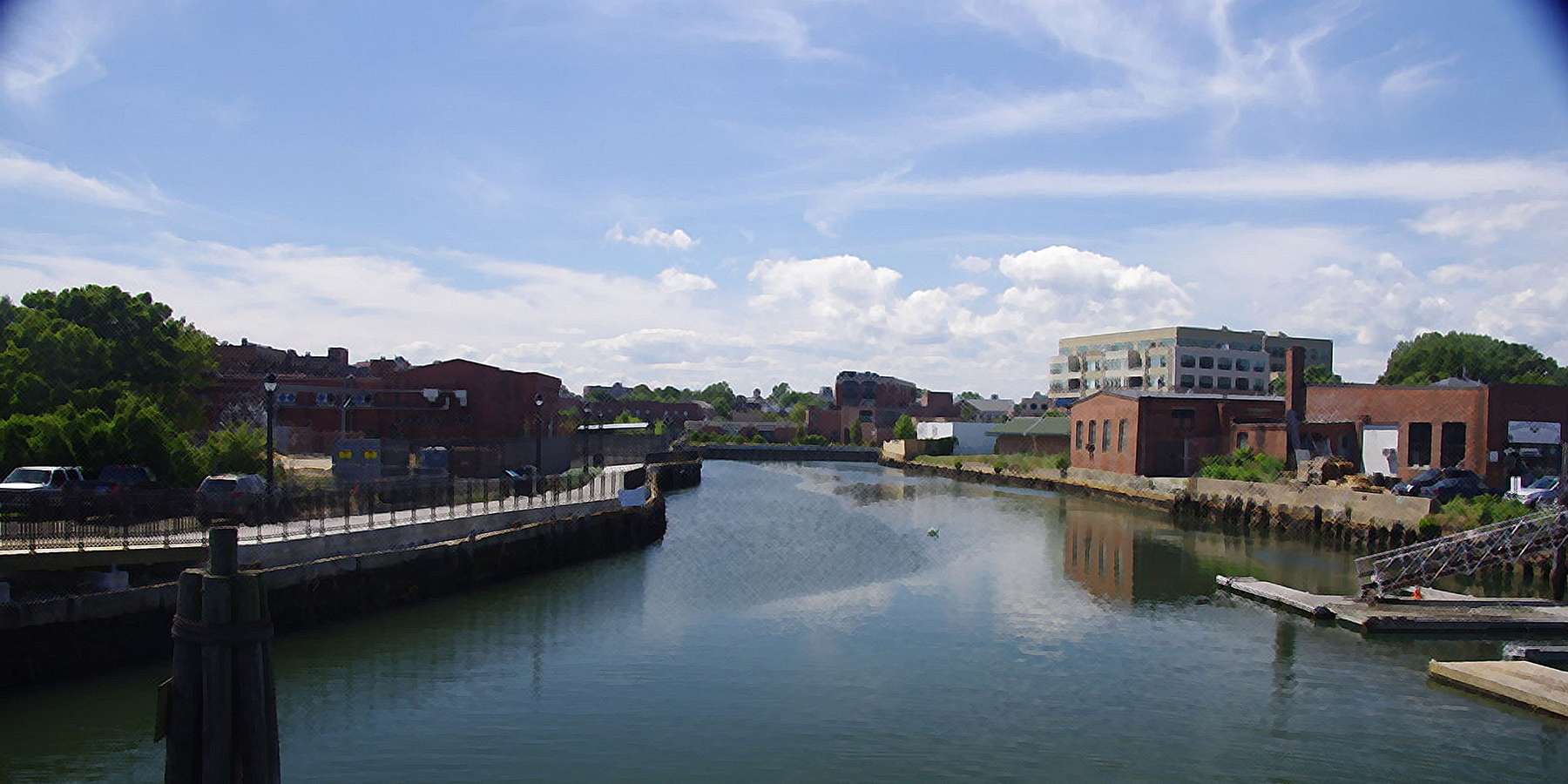 Photo of the South River in Salem, Massachusetts Photo of the South River in Salem, Massachusetts