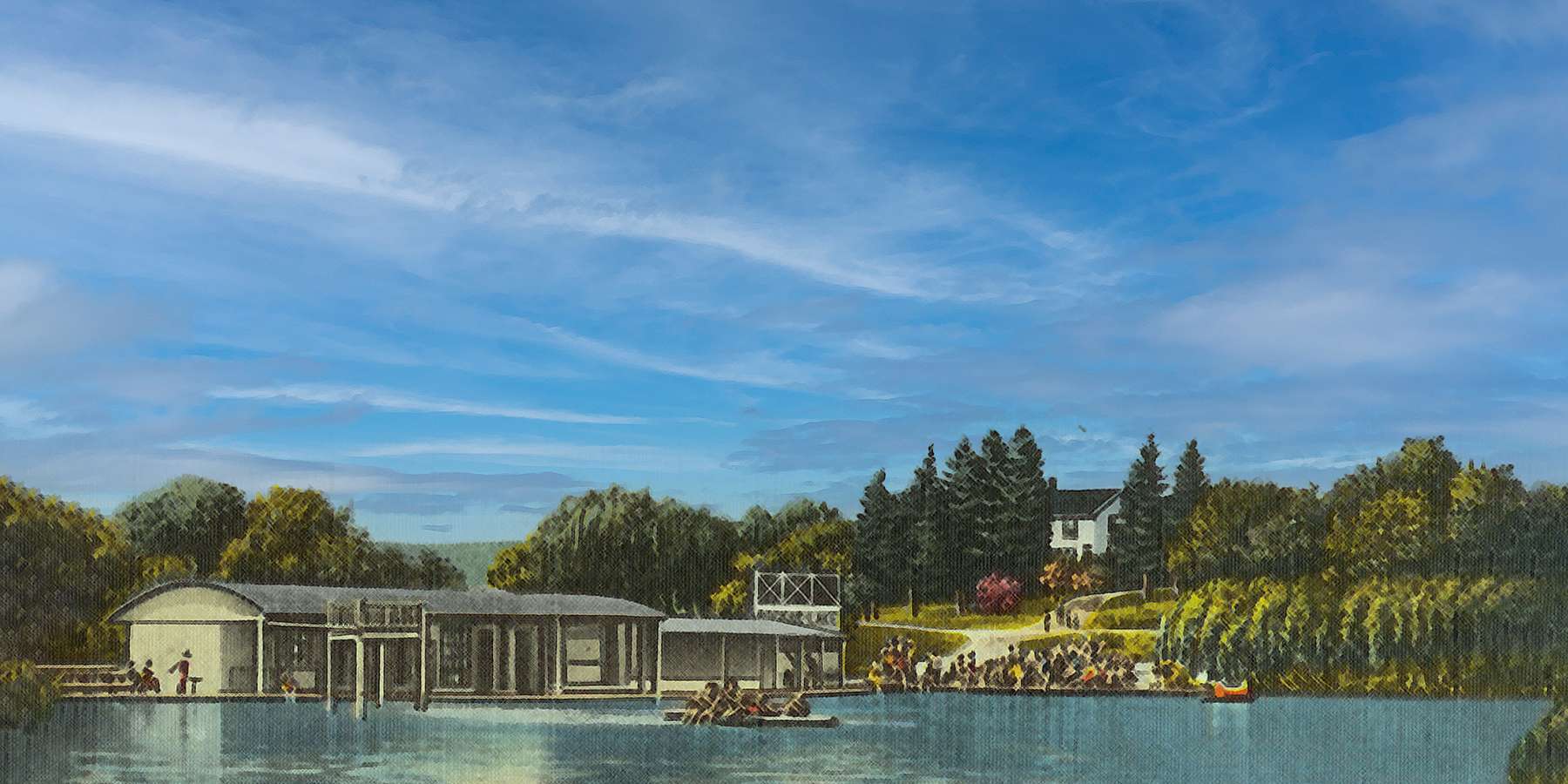 Photo of Bockar Lake in Monsey, New York Photo of Bockar Lake in Monsey, New York