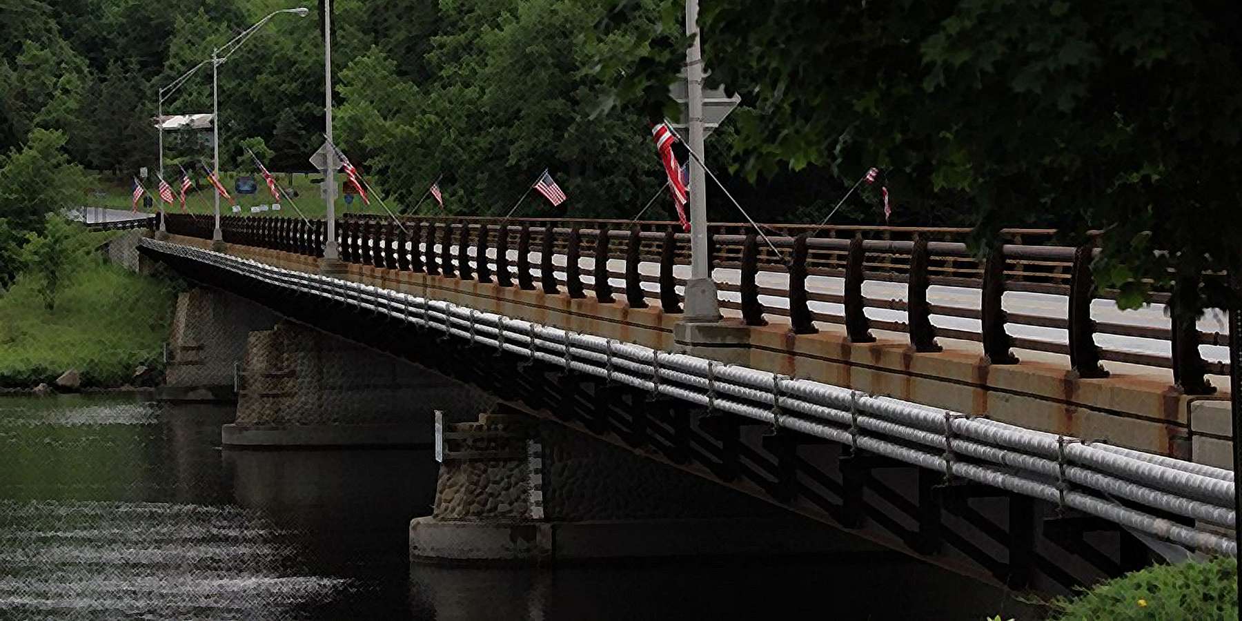 Photo of Irving H. Densmore Memorial Bridge in Corinth, New York Photo of Irving H. Densmore Memorial Bridge in Corinth, New York
