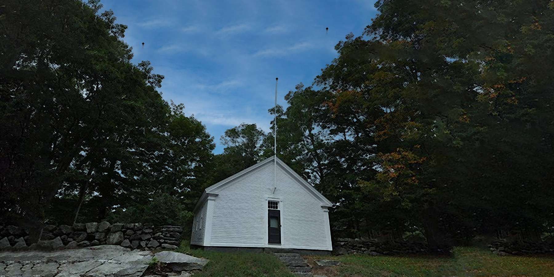 Photo of the District Four School in Petersham, Massachusetts Photo of the District Four School in Petersham, Massachusetts
