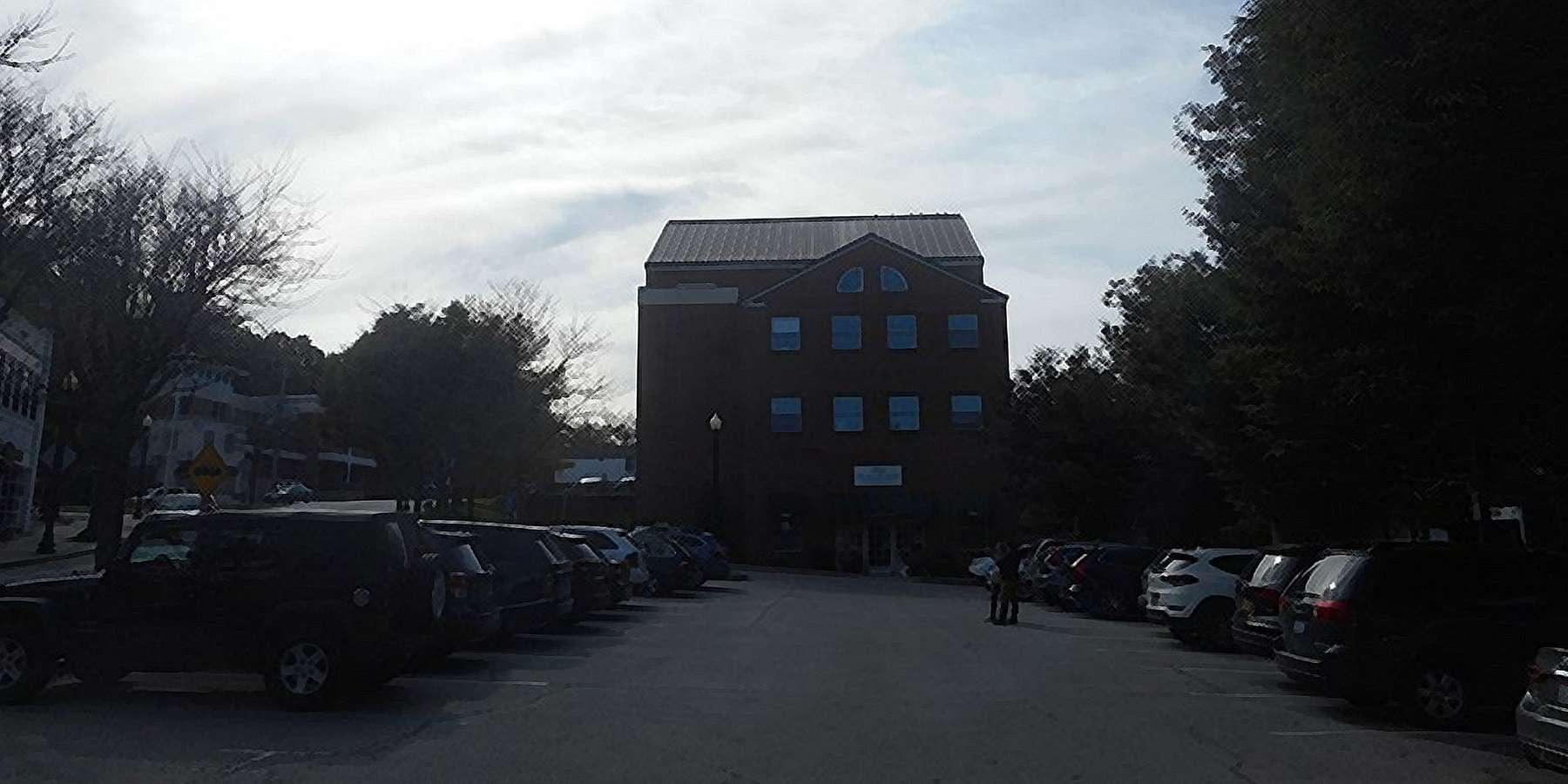 A photo of a mysterious four-story building in Bedford Hills, New York A photo of a mysterious four-story building in Bedford Hills, New York