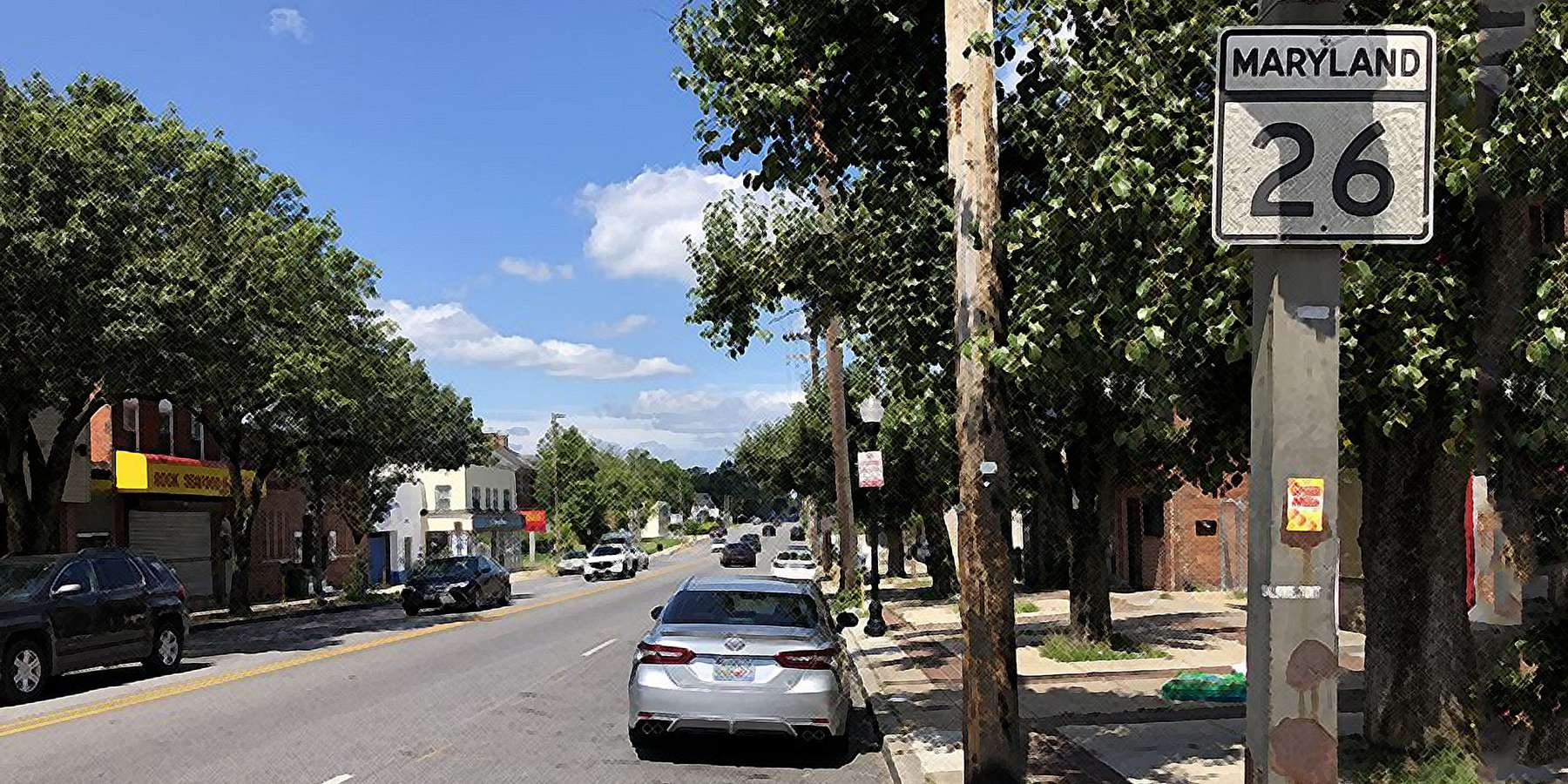 Photo of Liberty Heights Avenue in Gwynn Oak, Maryland Photo of Liberty Heights Avenue in Gwynn Oak, Maryland