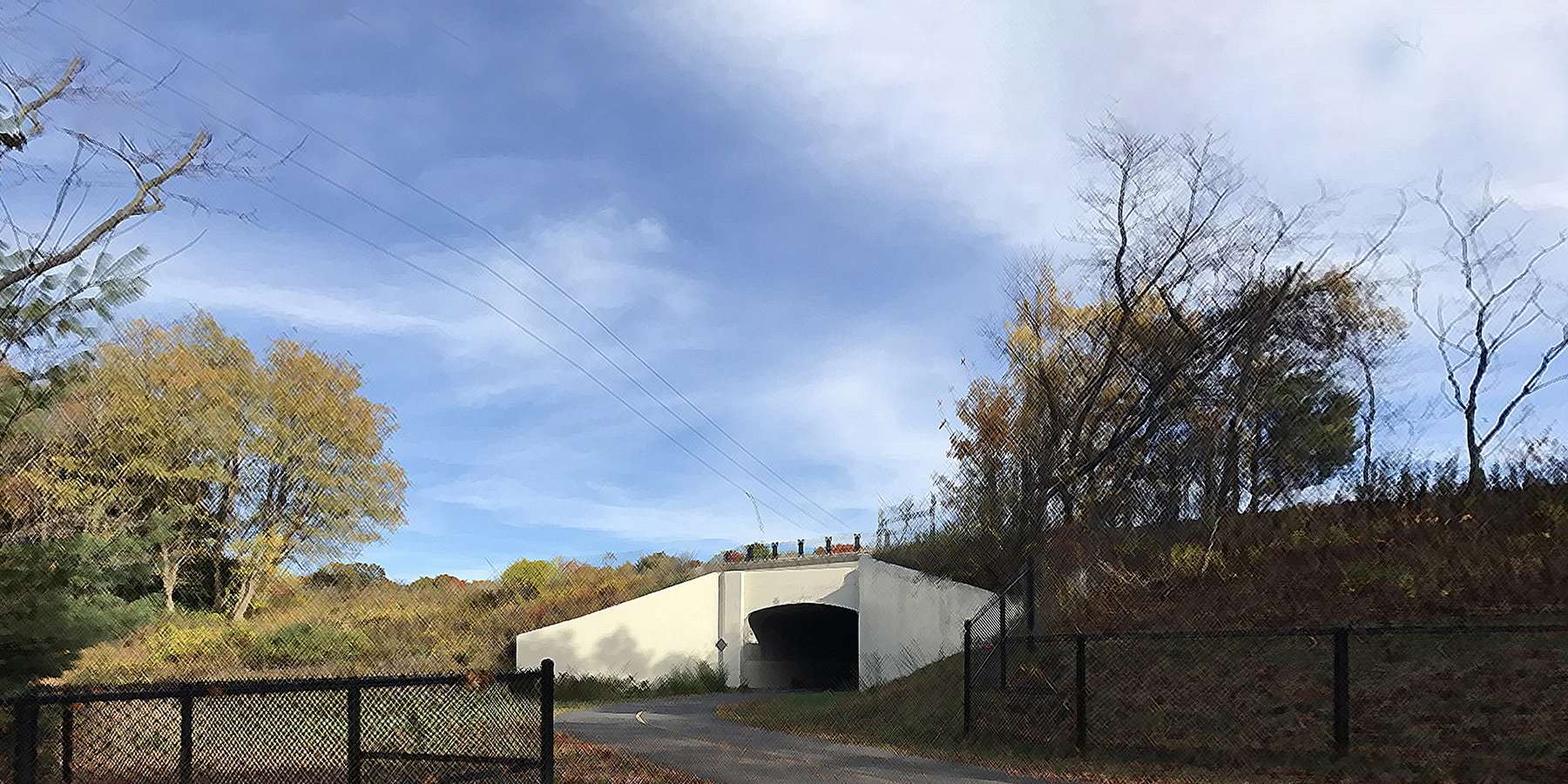 Photo of the Ghost Trail Underpass in Amesbury, Massachusetts Photo of the Ghost Trail Underpass in Amesbury, Massachusetts