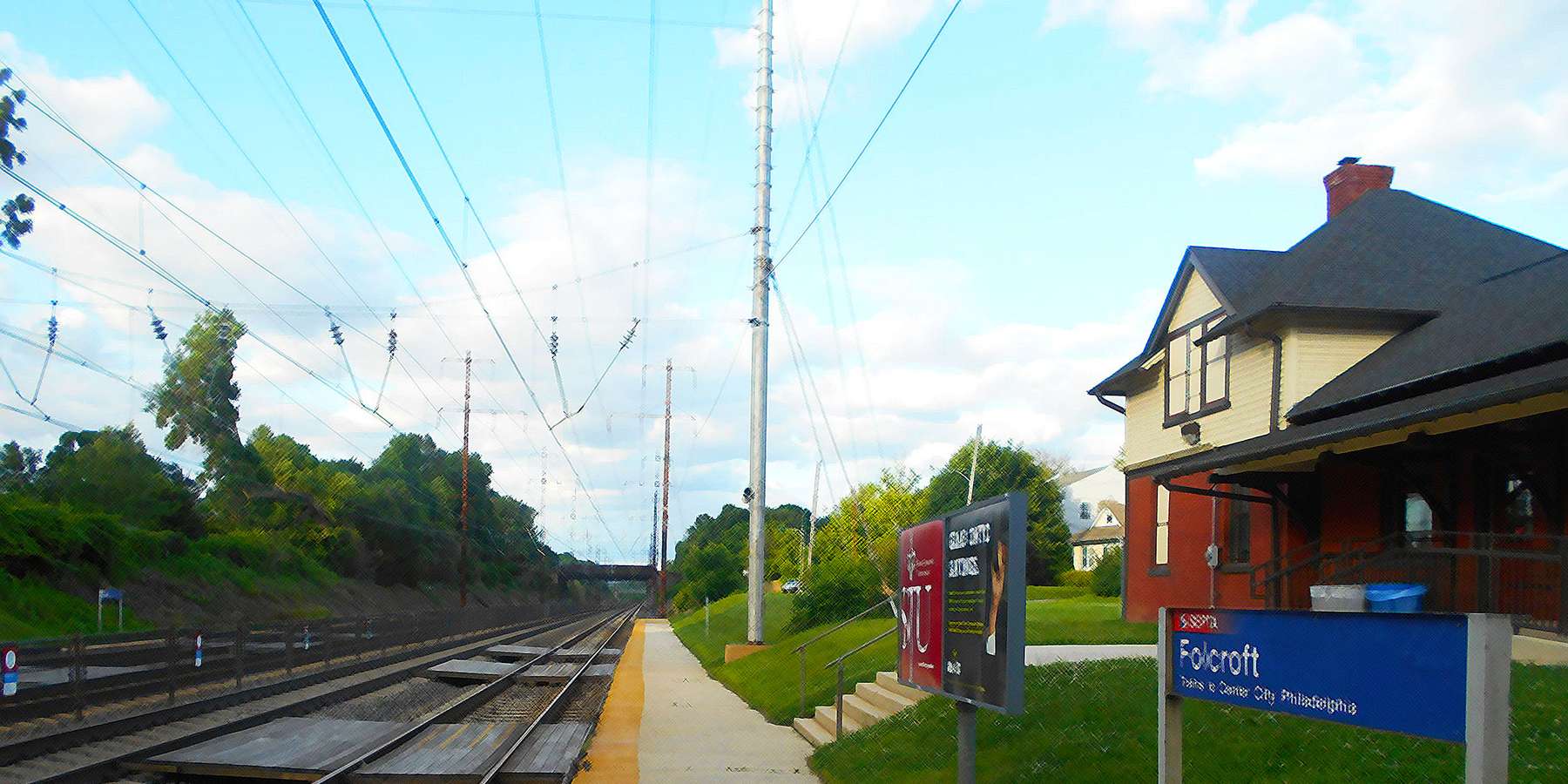 Photo of a station in Folcroft, Pennsylvania Photo of a station in Folcroft, Pennsylvania