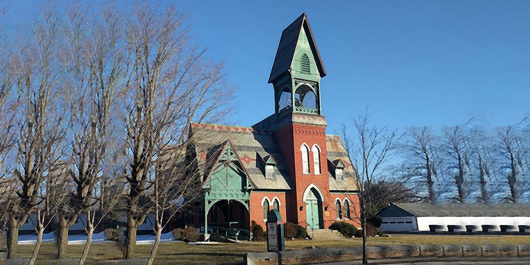 Photo of the First Prebyterian Church in Valatie, NY Photo of the First Prebyterian Church in Valatie, NY