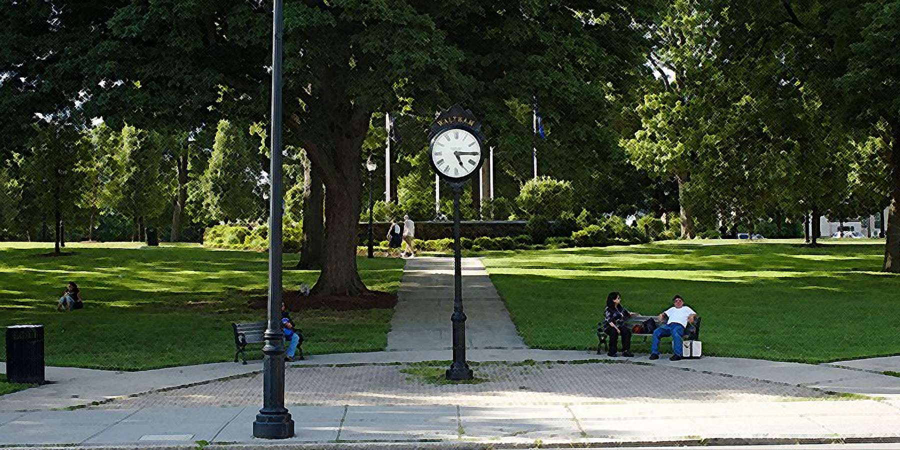 Photo of Central Square in Waltham, Massachusetts Photo of Central Square in Waltham, Massachusetts