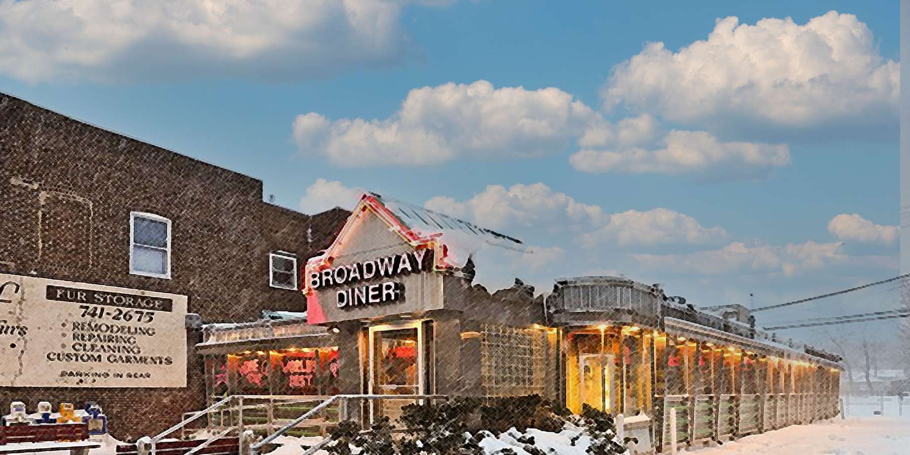 Photo of a Restaurant on Broadway, New Jersey Photo of a Restaurant on Broadway, New Jersey