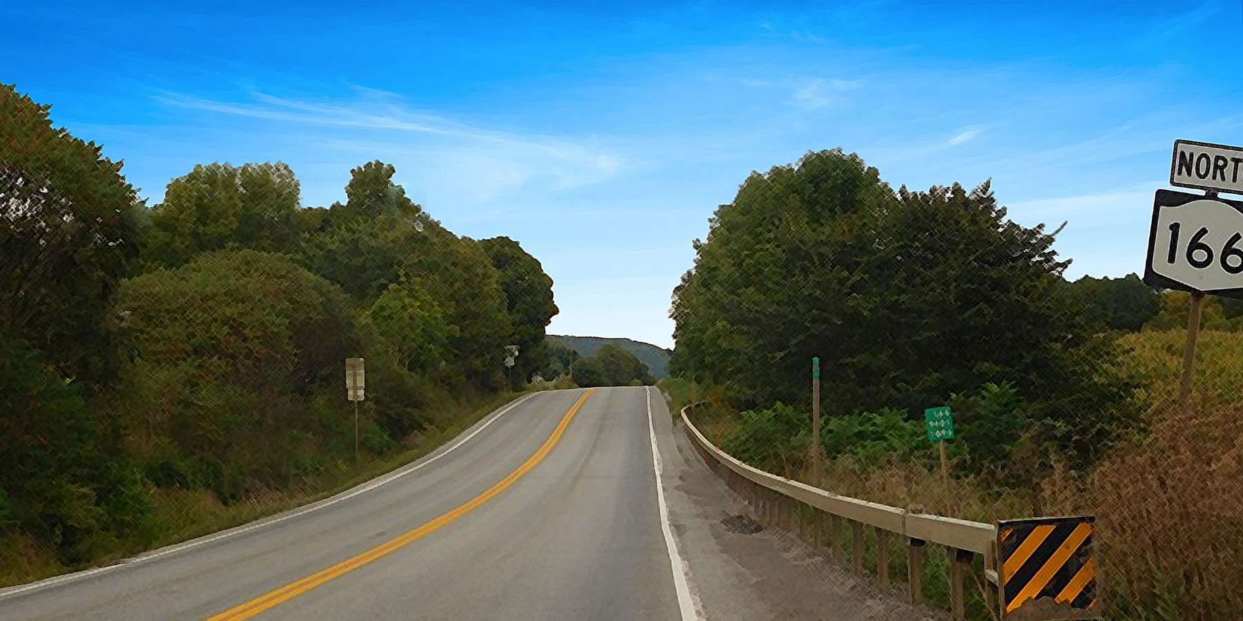 Photo of New York State Route 166 in Roseboom, New York Photo of New York State Route 166 in Roseboom, New York