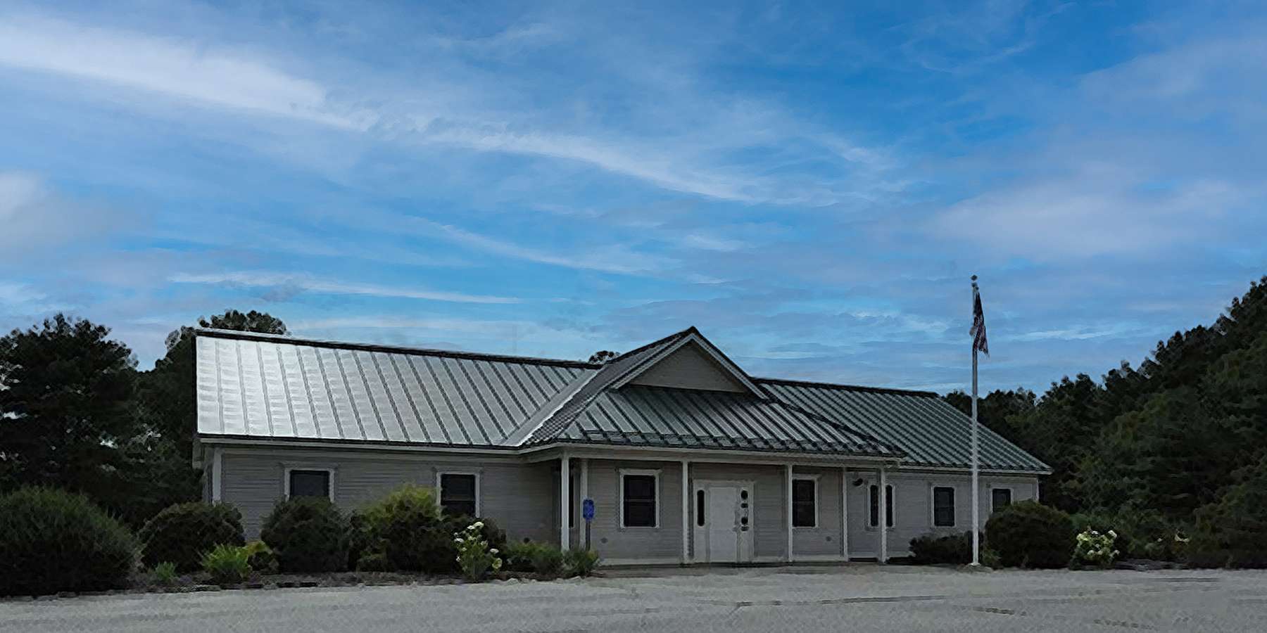 Photo of the town offices in North Vassalboro, Maine Photo of the town offices in North Vassalboro, Maine