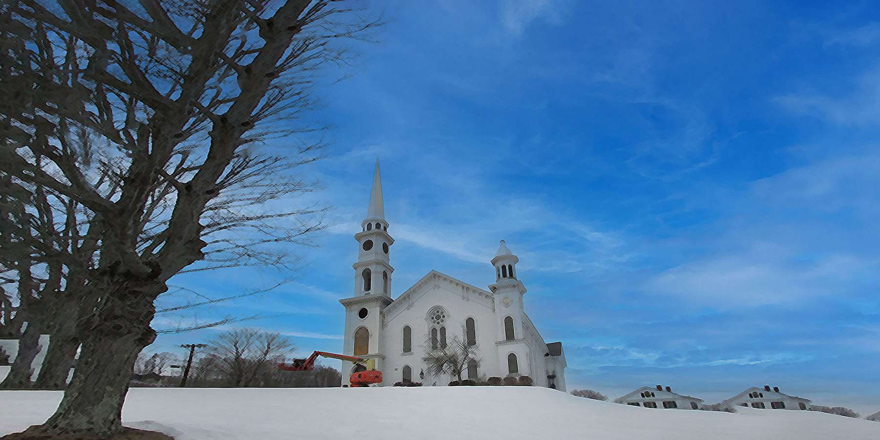Photo of First Church in Monson, Massachusetts Photo of First Church in Monson, Massachusetts