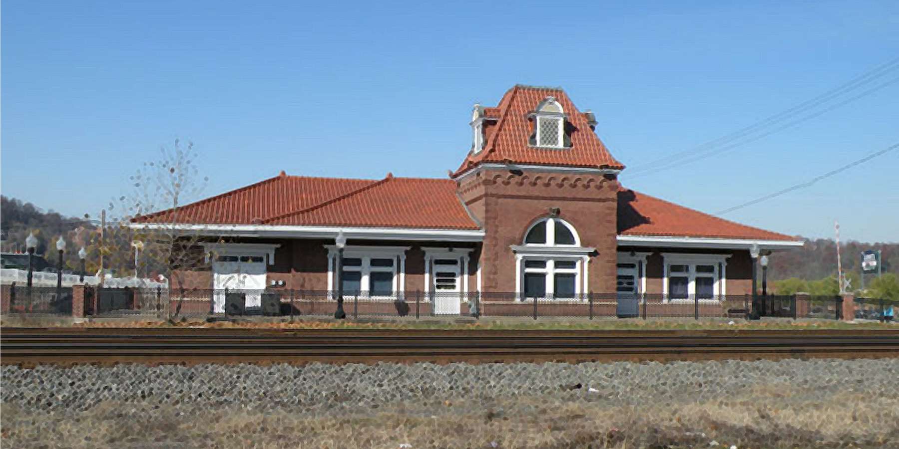 Photo of Homestead Pennsylvania Railroad Station in Homestead, Pennsylvania Photo of Homestead Pennsylvania Railroad Station in Homestead, Pennsylvania