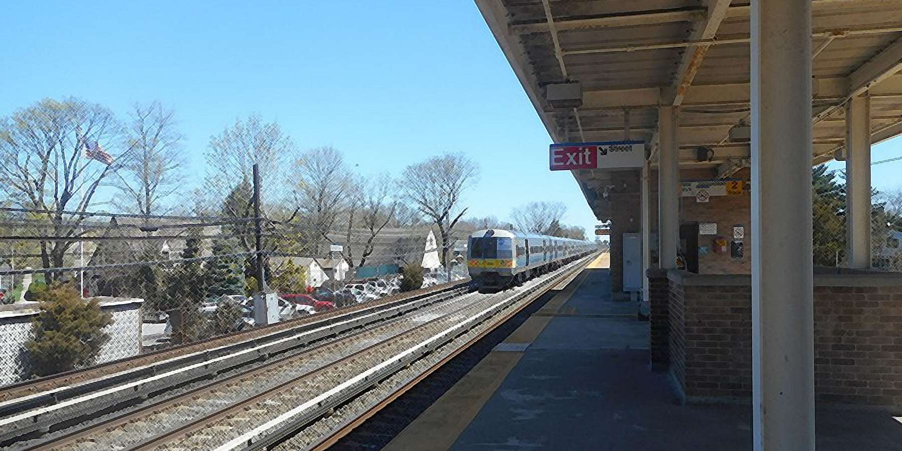Photo of Bellerose LIRR Station in Bellerose, New York Photo of Bellerose LIRR Station in Bellerose, New York