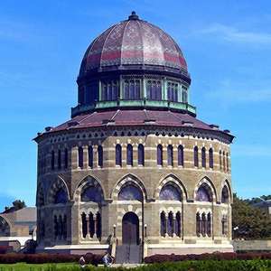 Nott Memorial Hall on campus of Union College Photo of Nott Memorial Hall on campus of Union College in Schenectady, New York
