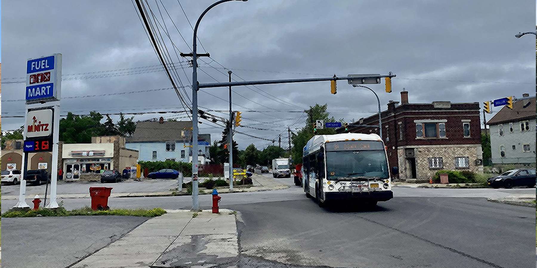 A photo of Ontario Center Street Crossing, New York A photo of Ontario Center Street Crossing, New York