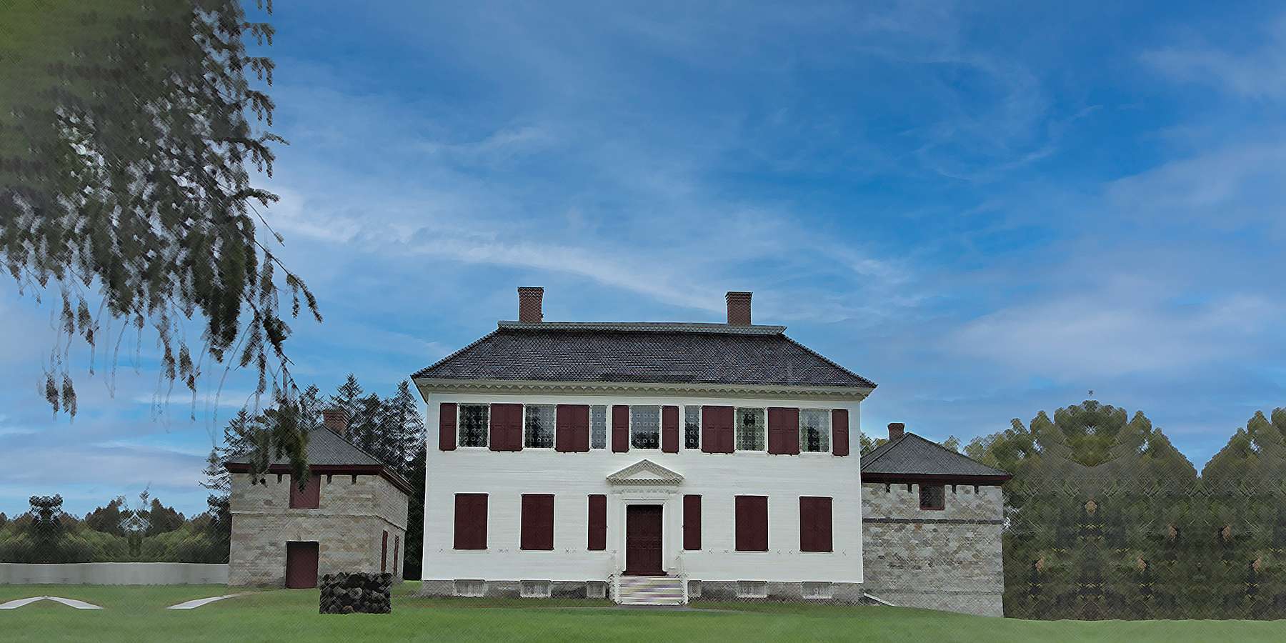 Photo of Johnson Hall in Sprakers, New York Photo of Johnson Hall in Sprakers, New York