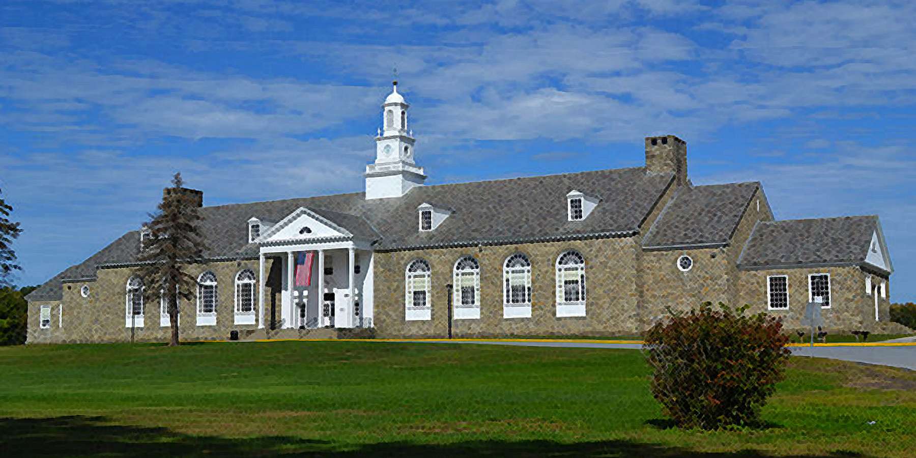 Photo of the Original FDR High School, Hyde Park, NY Photo of the Original FDR High School, Hyde Park, NY