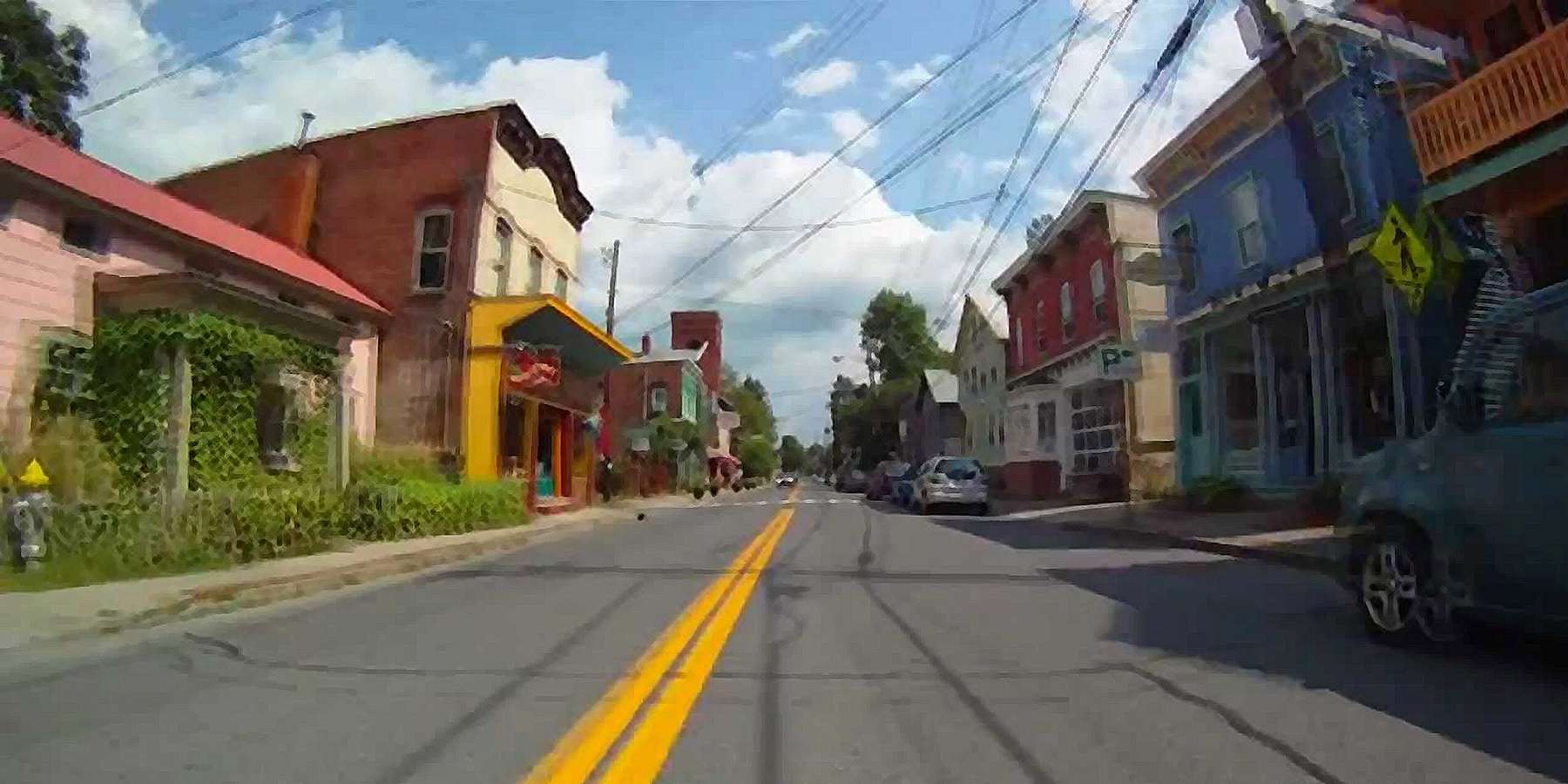 A photo of the Main Street section in Rosendale, New York A photo of the Main Street section in Rosendale, New York