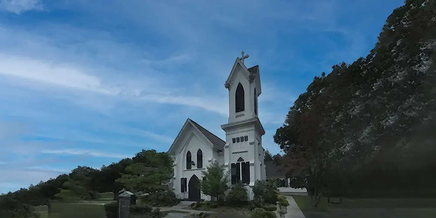Photo of an episcopal church in Bridgewater, Connecticut Photo of an episcopal church in Bridgewater, Connecticut
