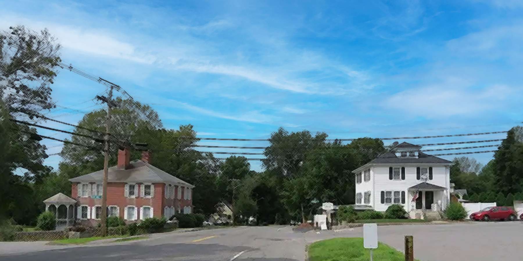 Photo of Main Street in Boylston, Massachusetts Photo of Main Street in Boylston, Massachusetts