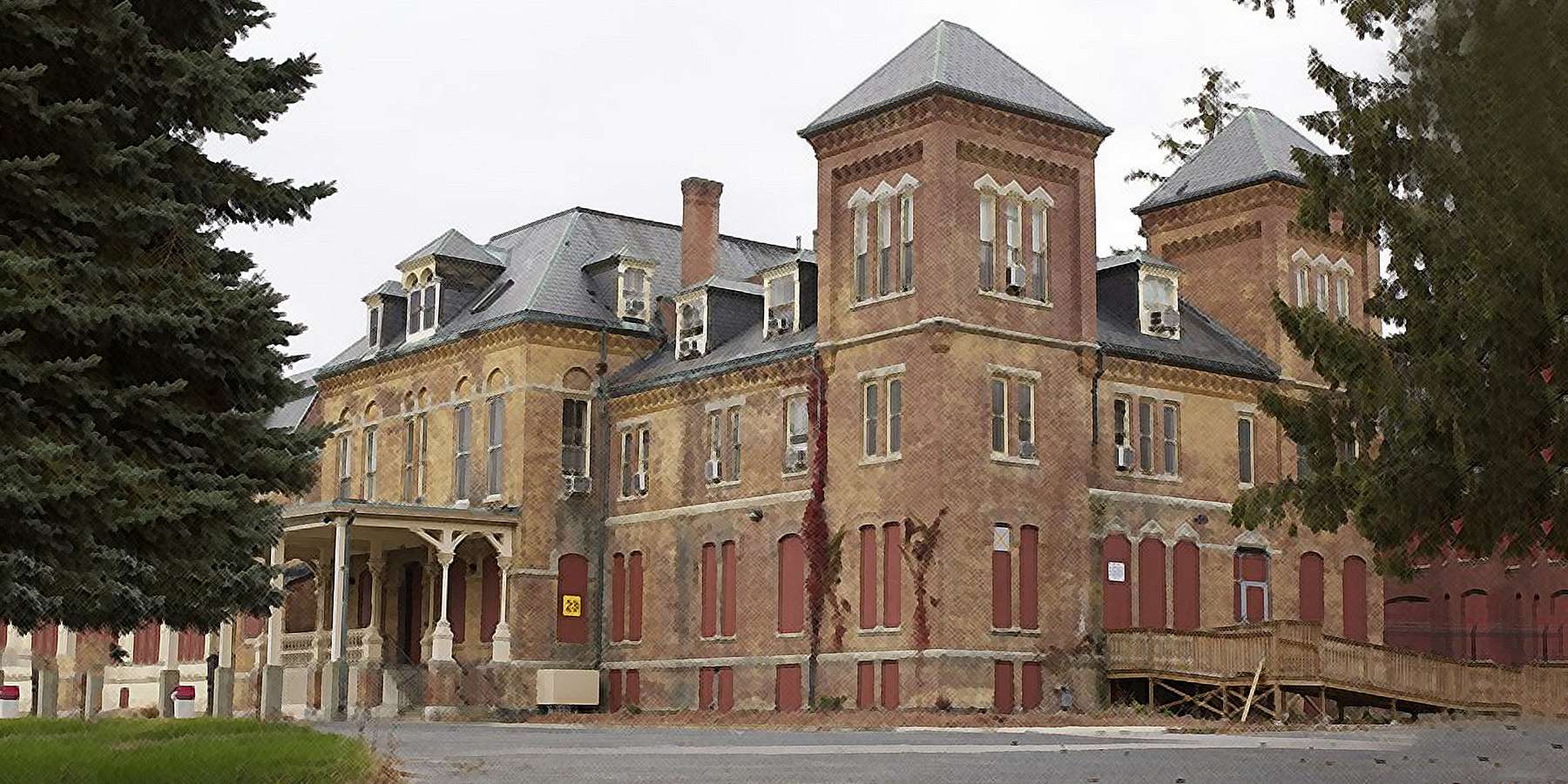Photo of Westborough State Hospital in Westborough, Massachusetts Photo of Westborough State Hospital in Westborough, Massachusetts