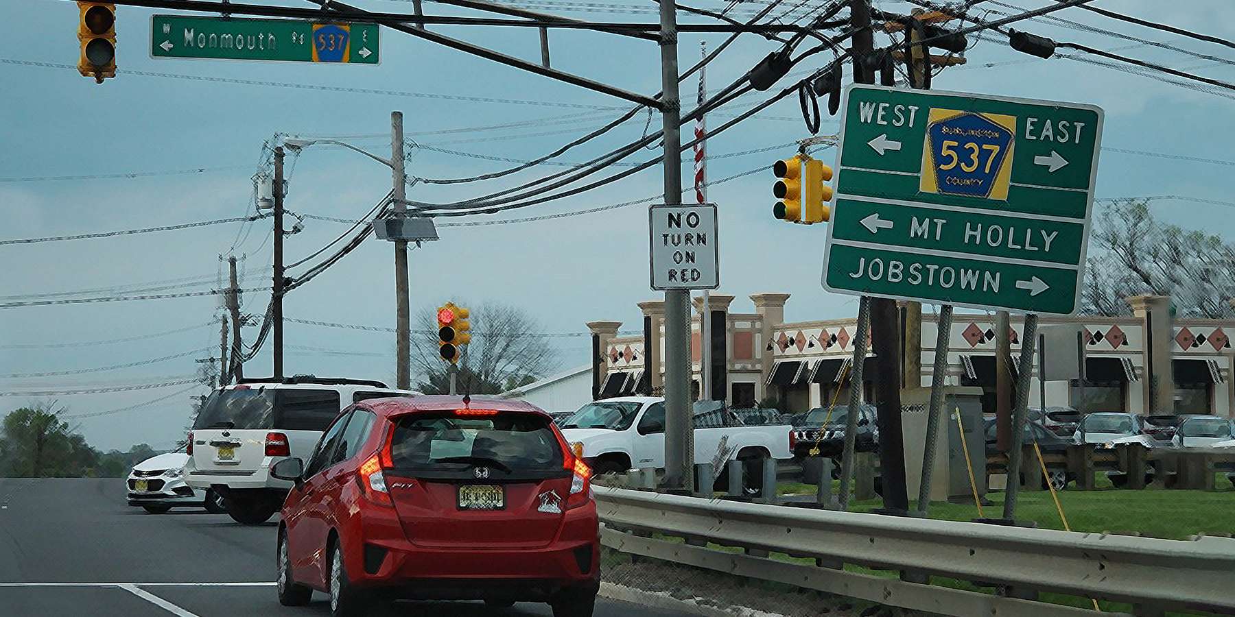 Photo of Burlington North Sign in Jobstown, New Jersey Photo of Burlington North Sign in Jobstown, New Jersey