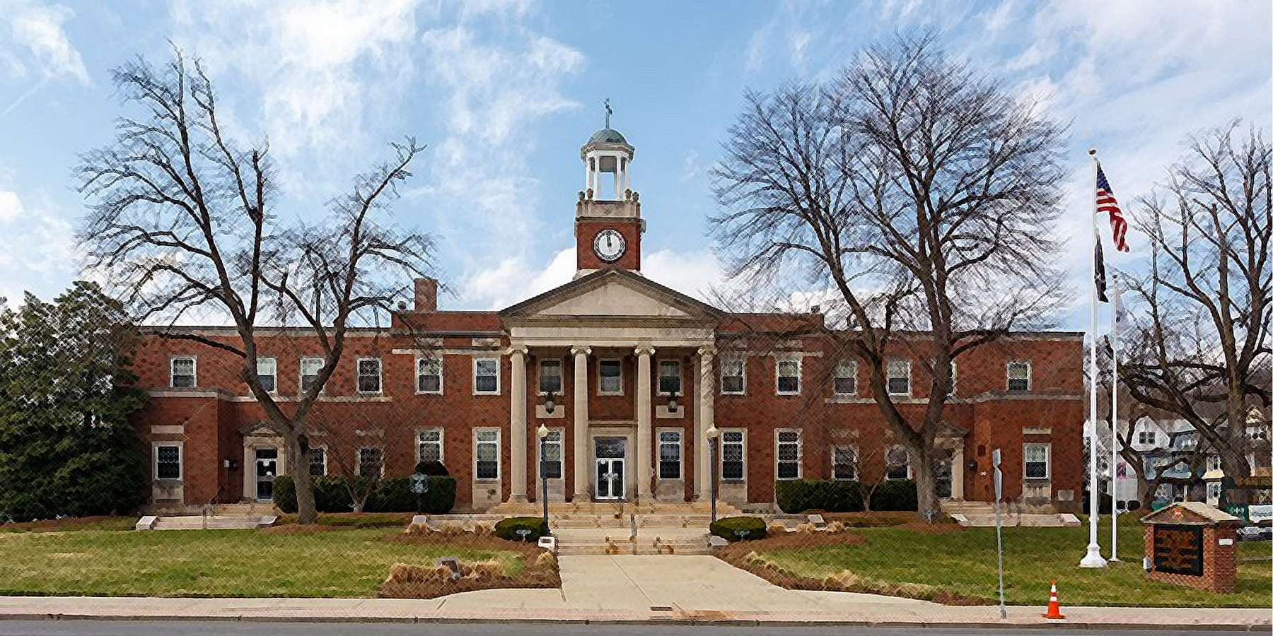 Photo of the West Orange Municipal Building in Orange, New Jersey Photo of the West Orange Municipal Building in Orange, New Jersey