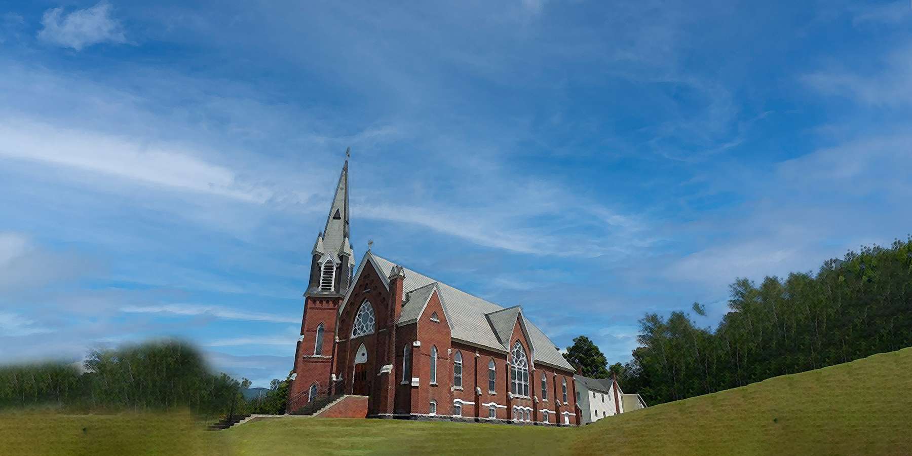 Photo of St. Thomas Catholic Church in Underhill Center, Vermont Photo of St. Thomas Catholic Church in Underhill Center, Vermont