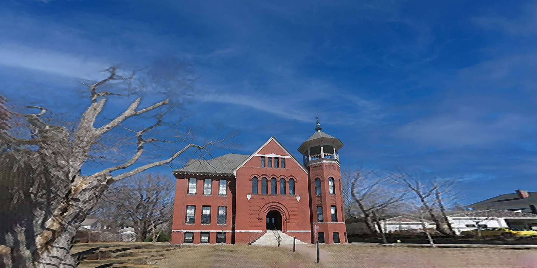Photo of a High School in Lisbon Falls, Maine Photo of a High School in Lisbon Falls, Maine