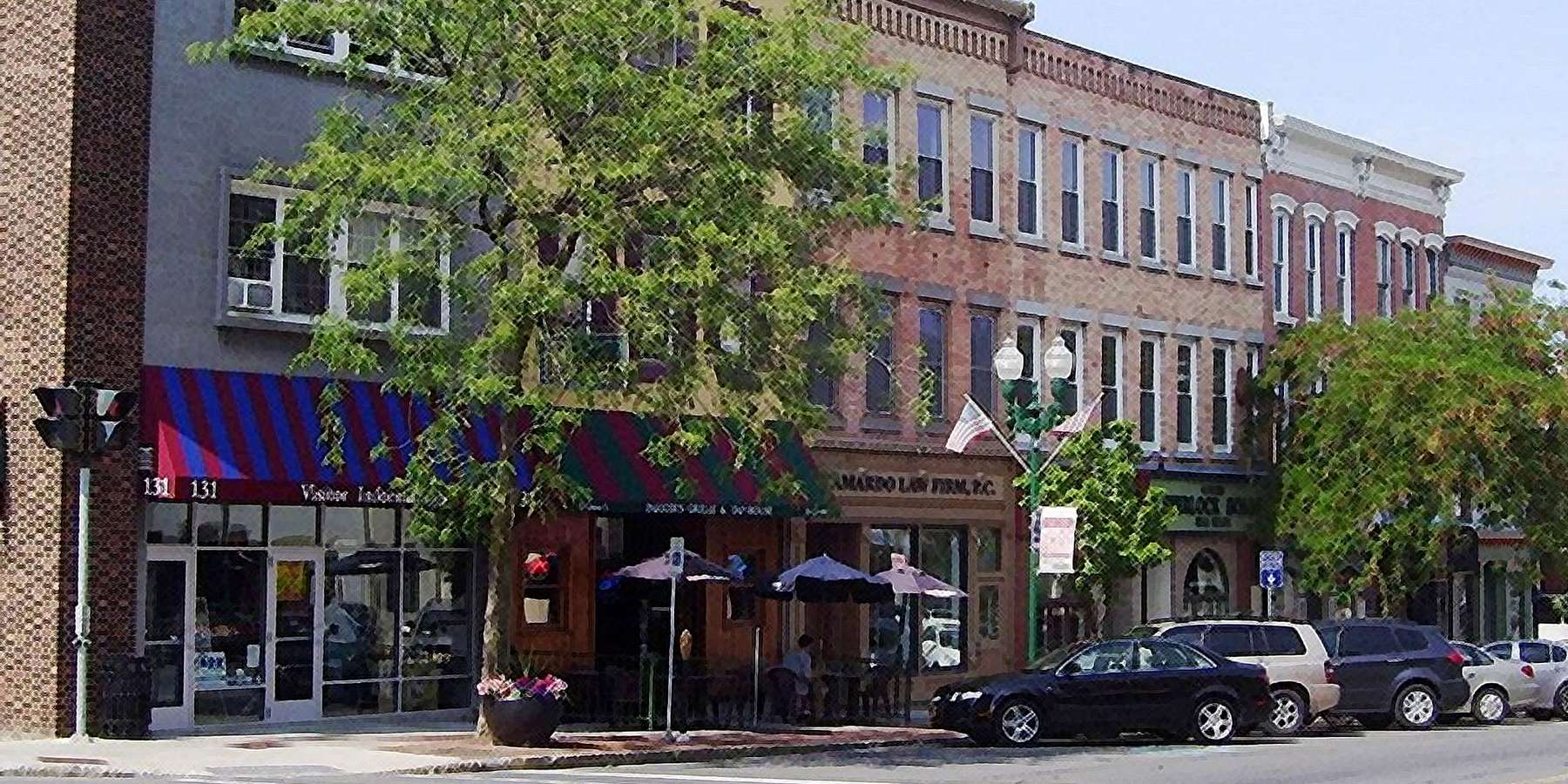 Photo of Genesee Street in Auburn, New York Photo of Genesee Street in Auburn, New York