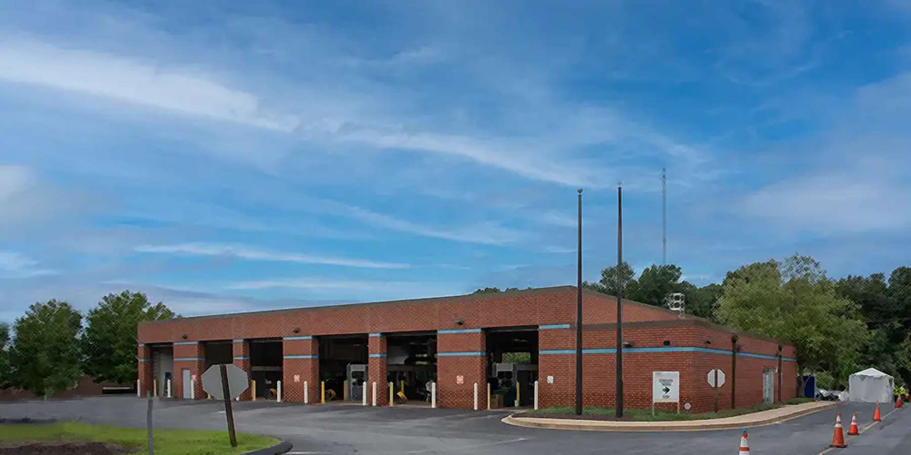 Photo of the Owings Mills Testing Site in Owings Mills, Maryland Photo of the Owings Mills Testing Site in Owings Mills, Maryland