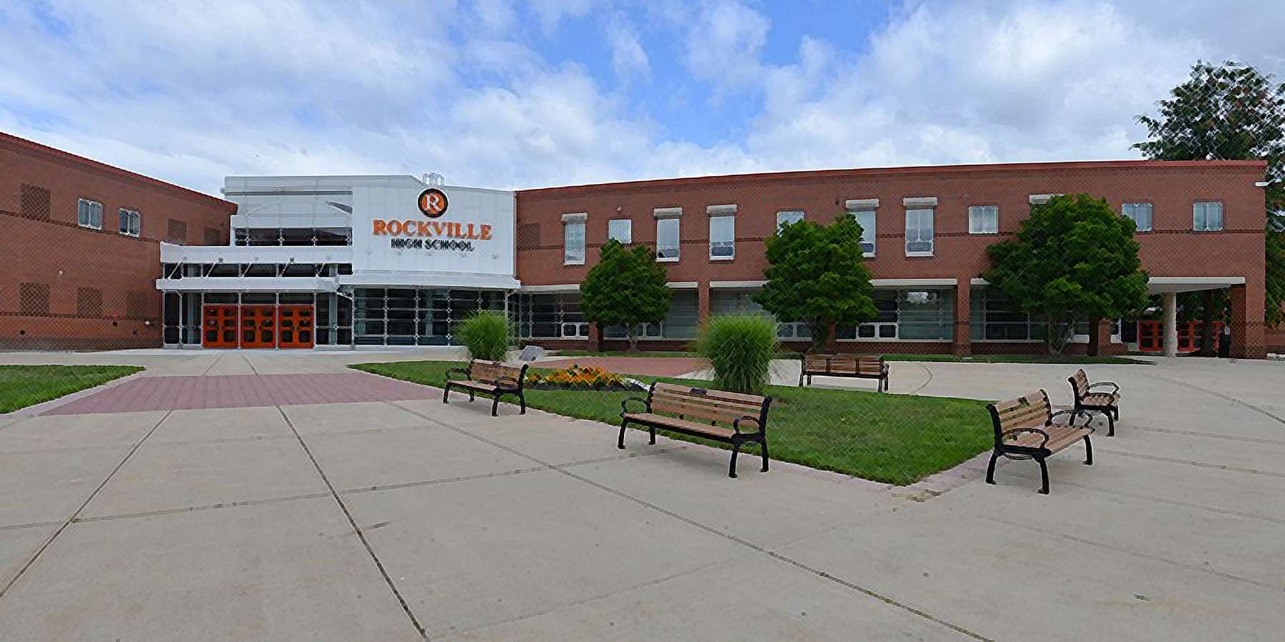 Photo of Rockville High School in Rockville, Maryland Photo of Rockville High School in Rockville, Maryland